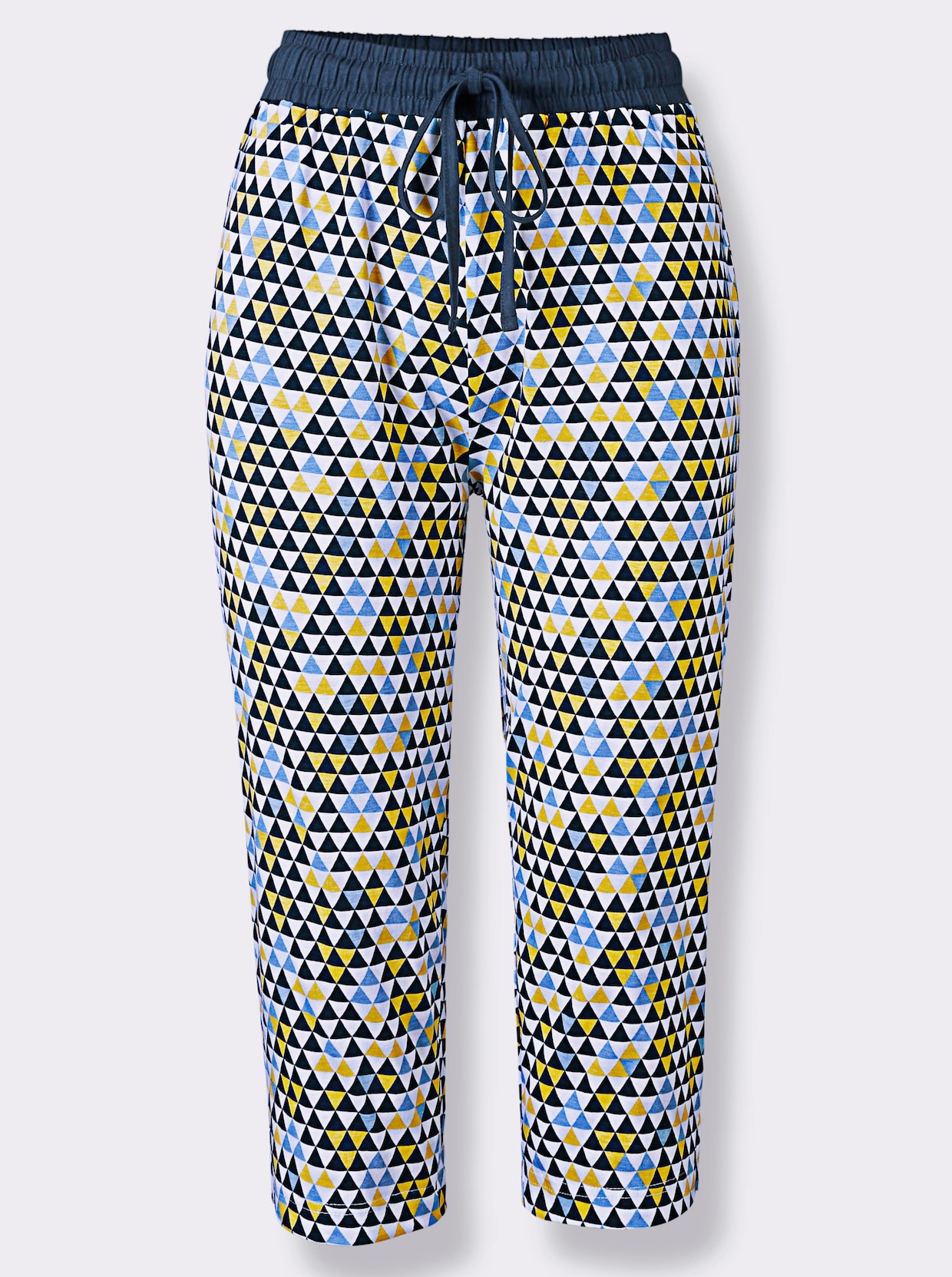 wäschepur Capri-legging - geel geprint