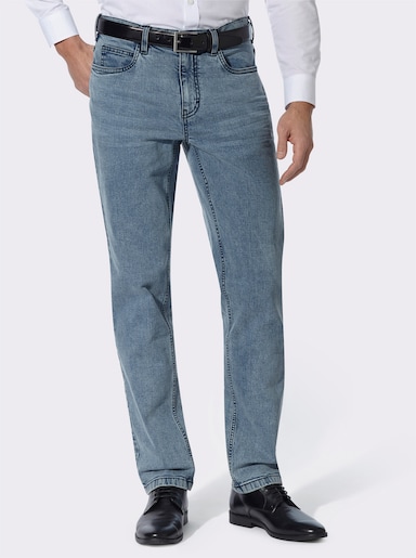 5-Pocket-Jeans mit spezieller Waschung - blue-bleached