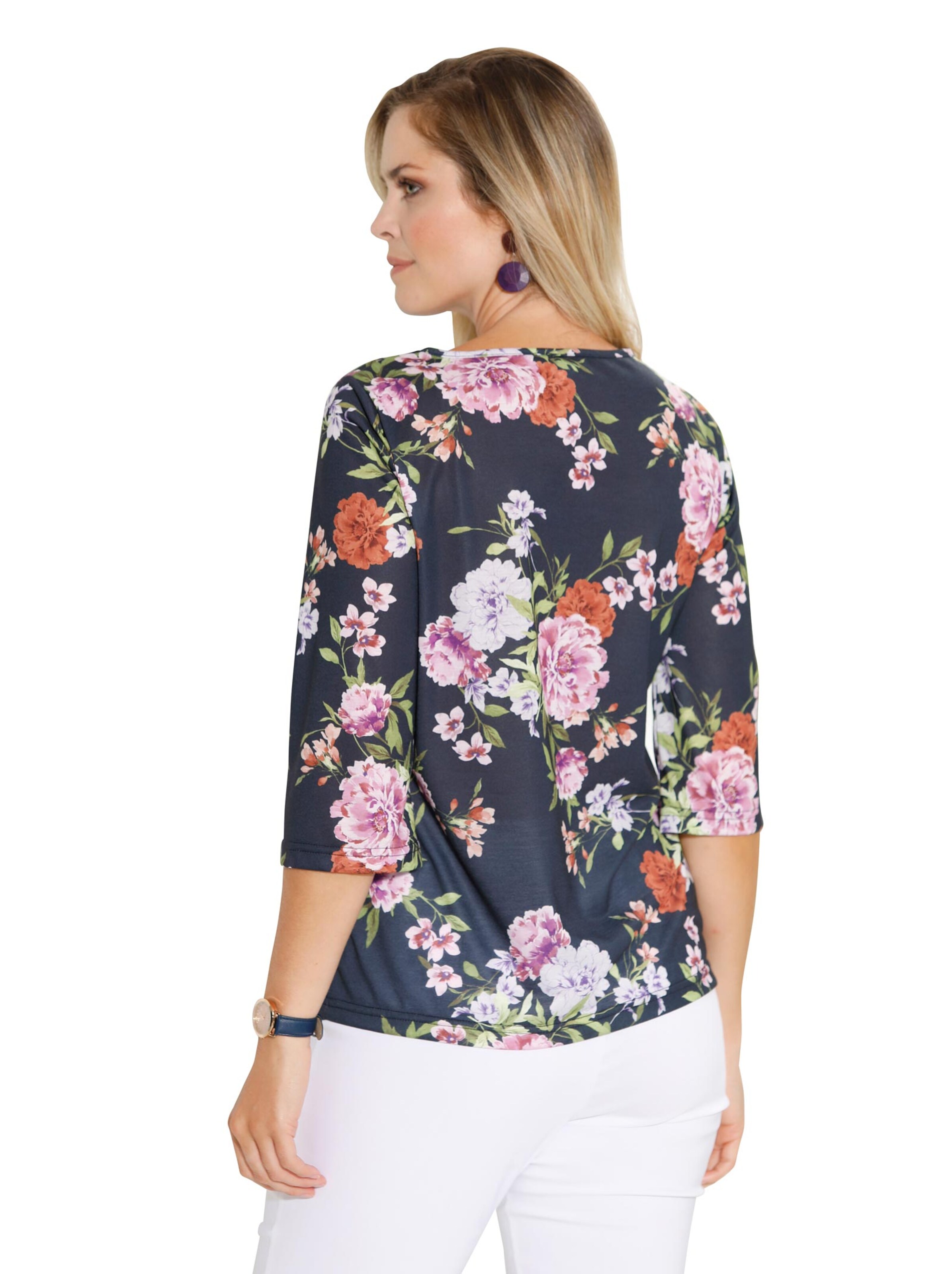 Shirt - marine-bedruckt