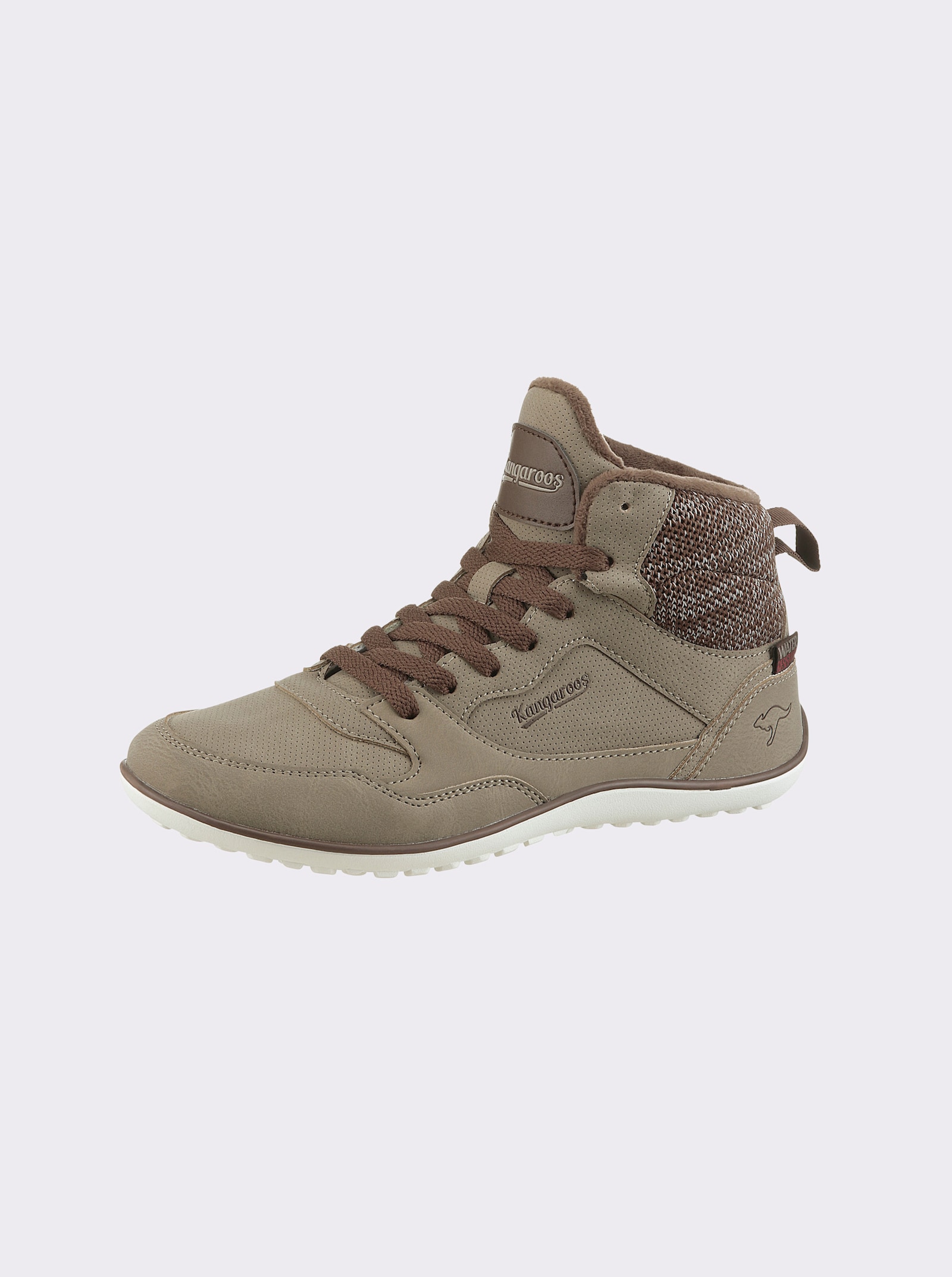 KangaROOS Stiefelette mit Barfußgefühl - taupe