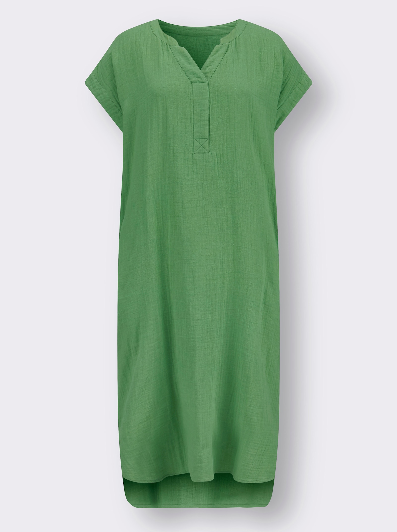 Sommerkleid in Musselin-Qualität - apfel
