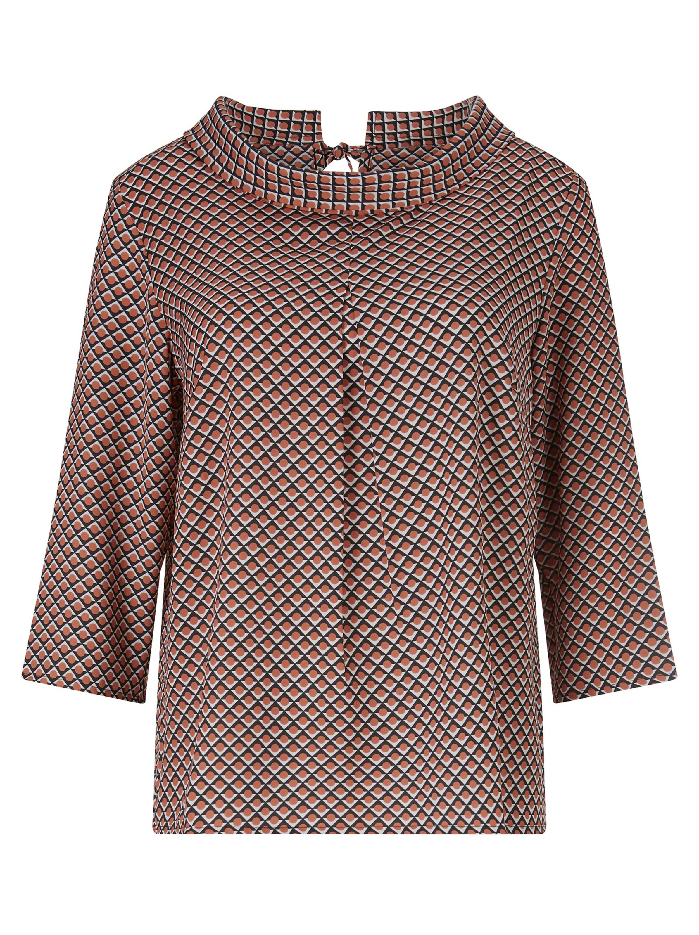 Bluse - rost-gemustert