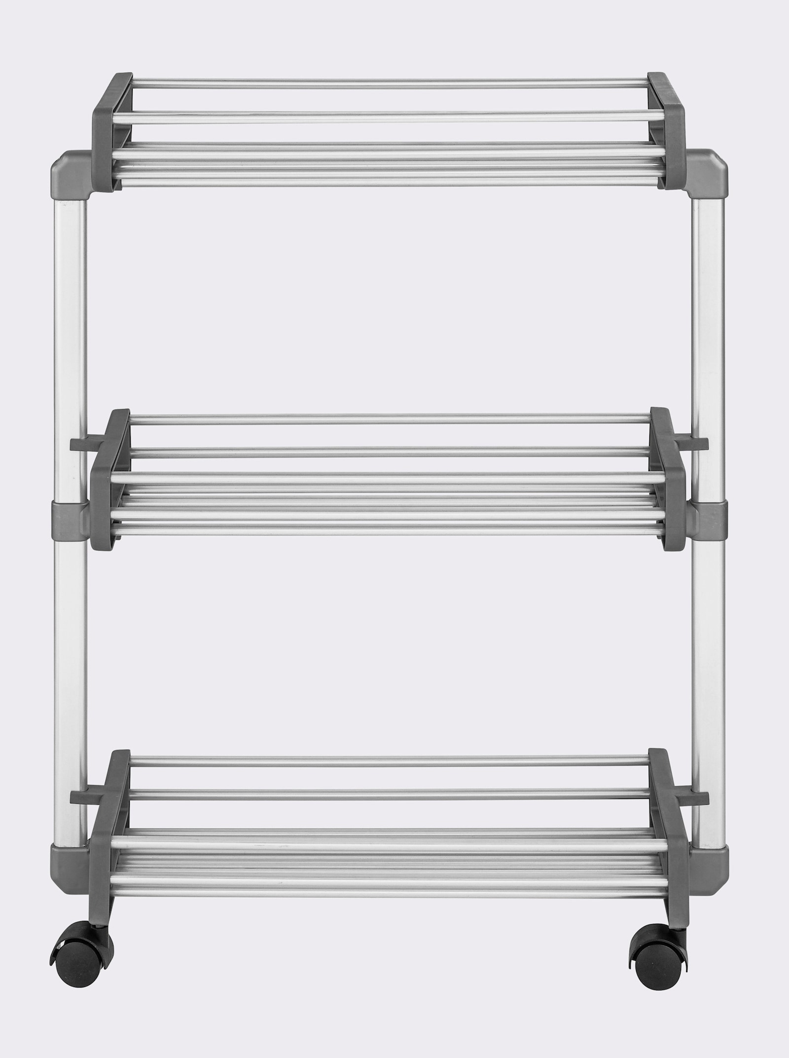 heine home Nischen-Rollenwagen - grau-silberfarben