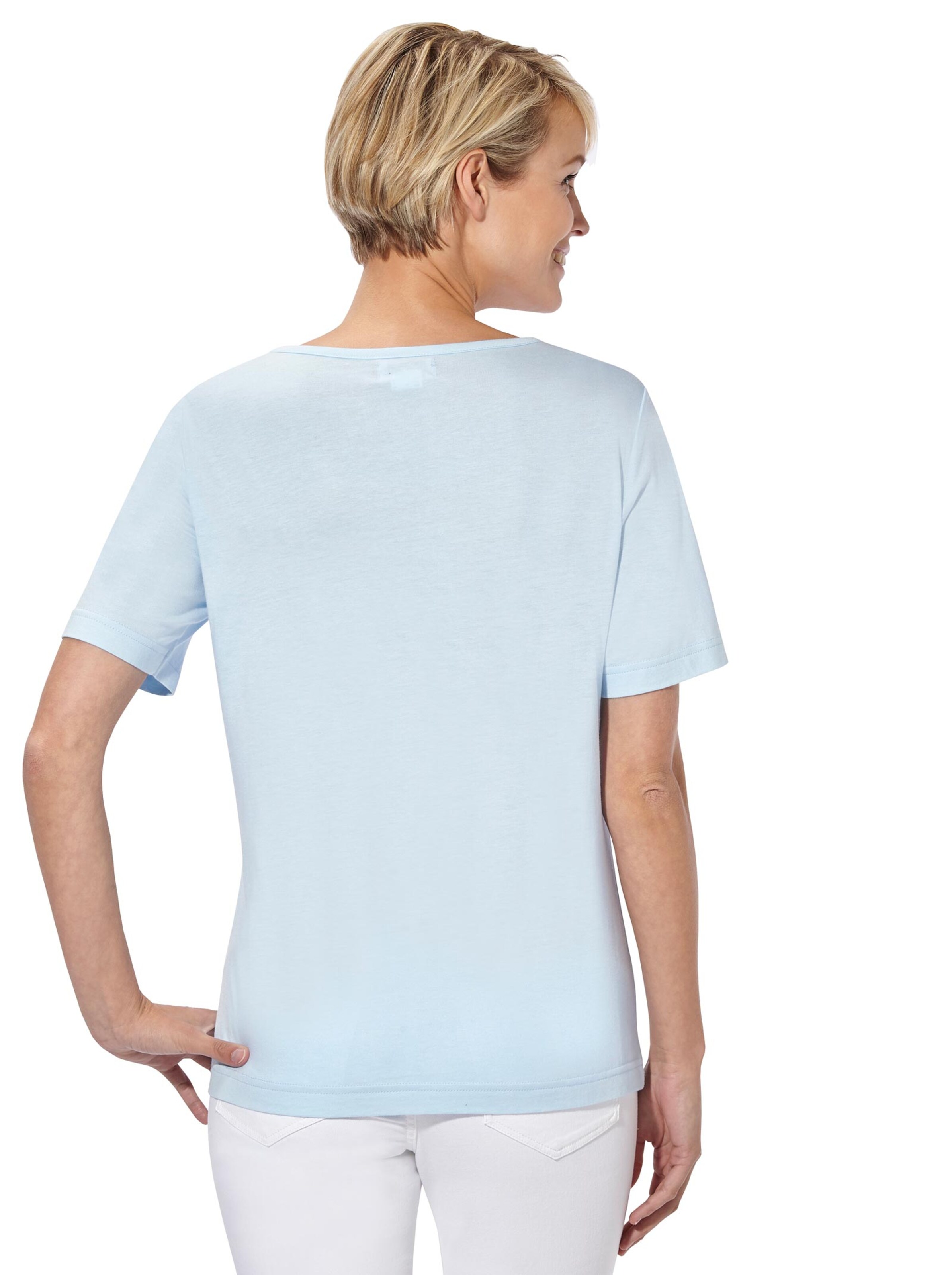 Collection L Shirt - hellblau-bedruckt