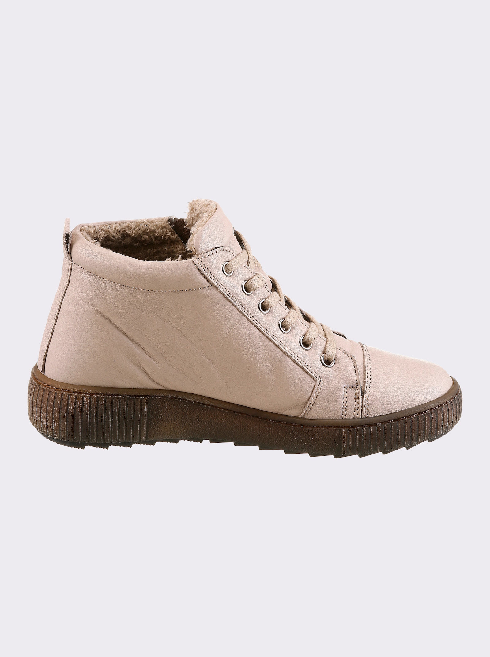 airsoft modern+ Stiefelette mit Innenfutter - elfenbein