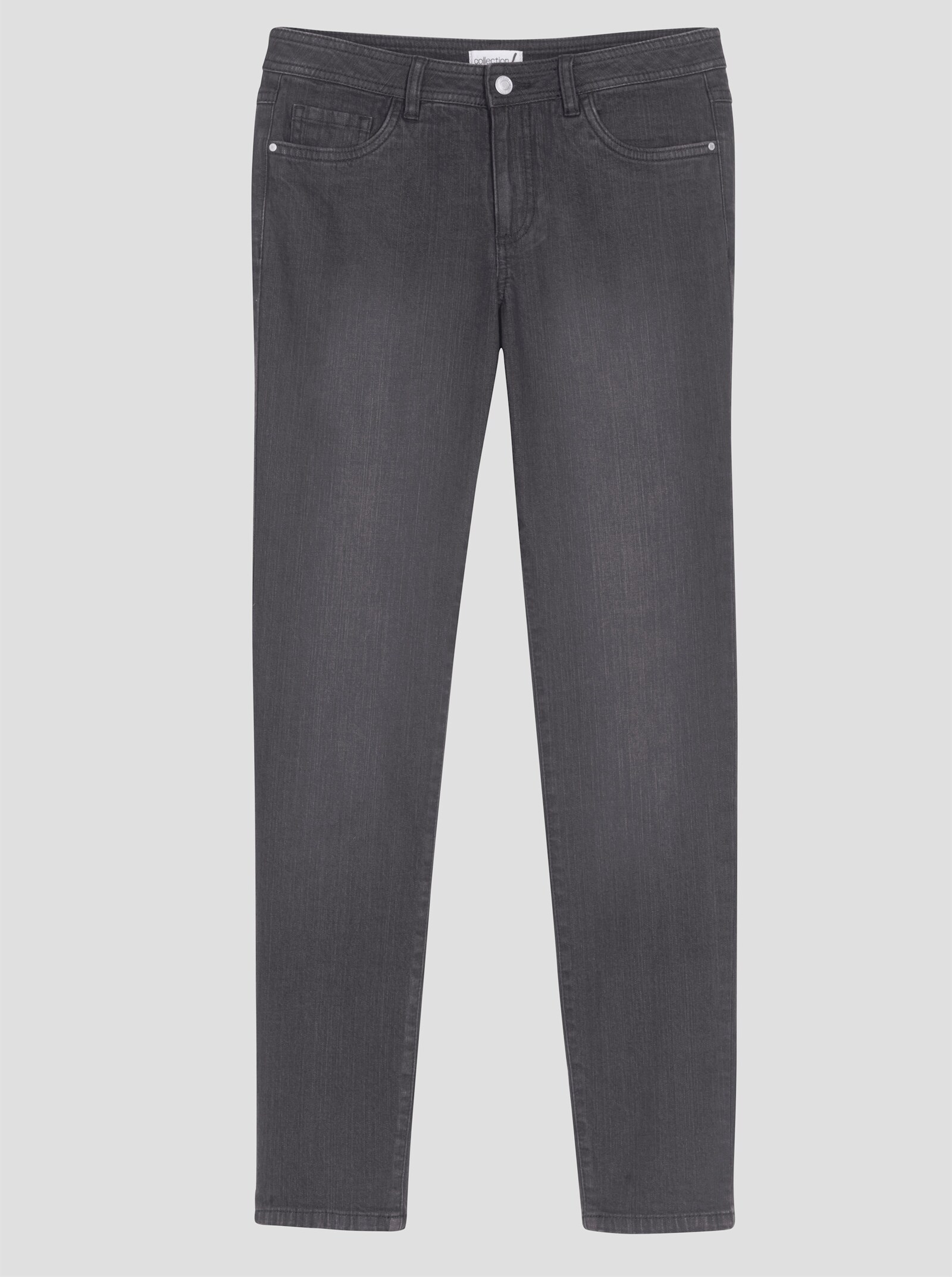 5-Pocket-Jeans mit schmalen Beinen - grey-denim