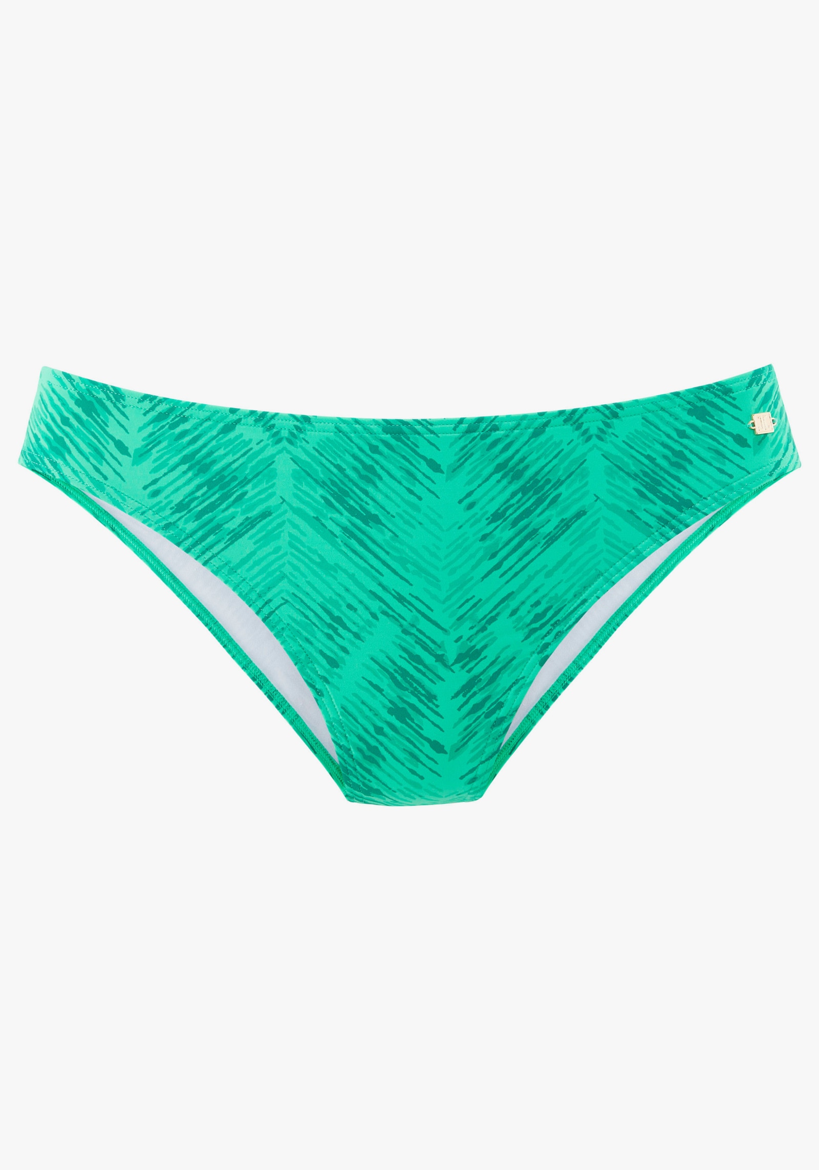 JETTE Bikinibroekje - groen bedrukt