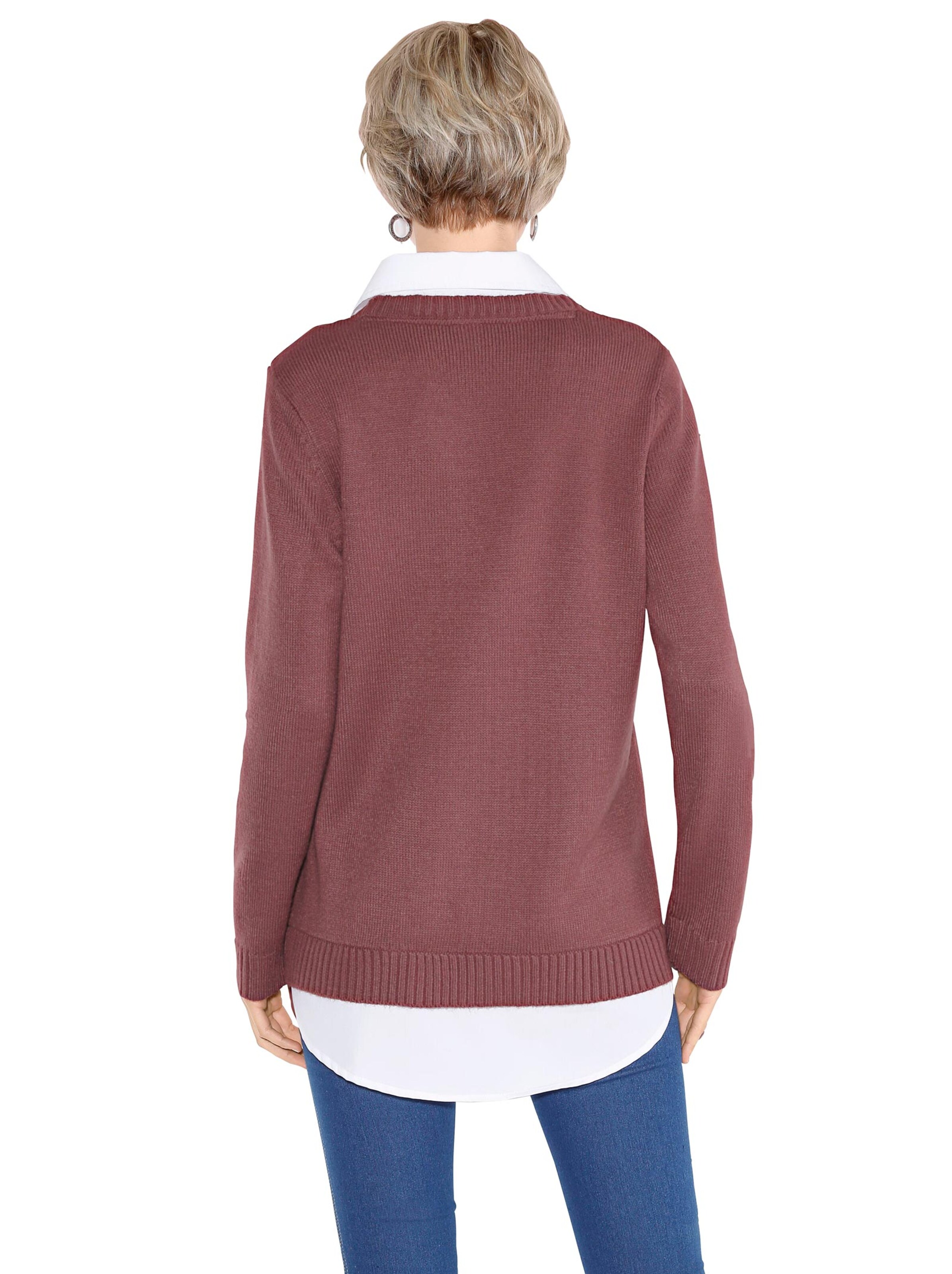 Pullover - rosenholz