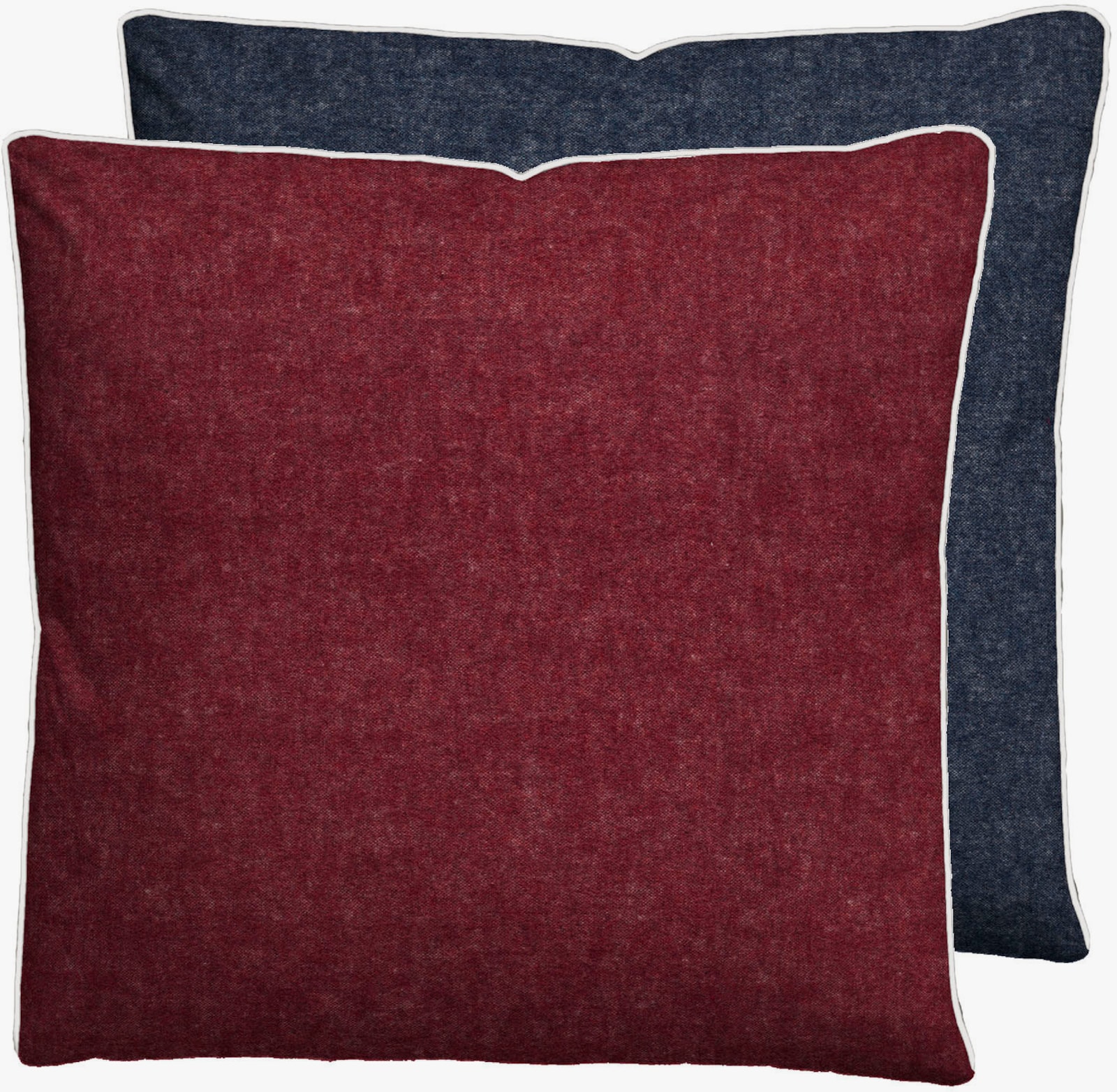 Biberna Bettwäsche - rot-blau