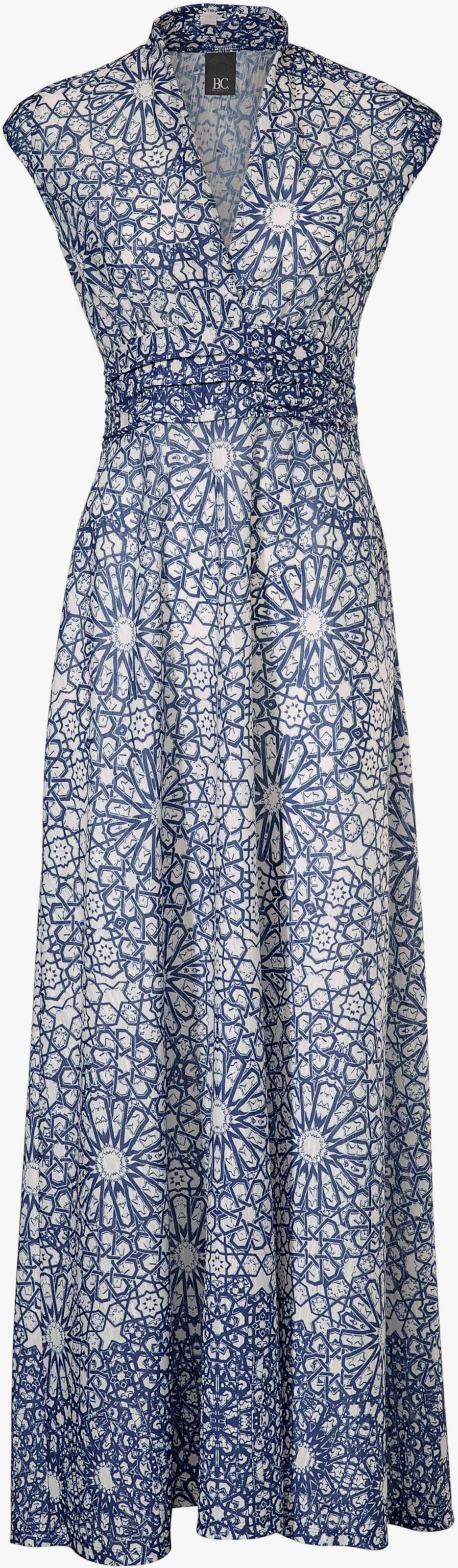 heine Maxi-jurk - ecru/blauw