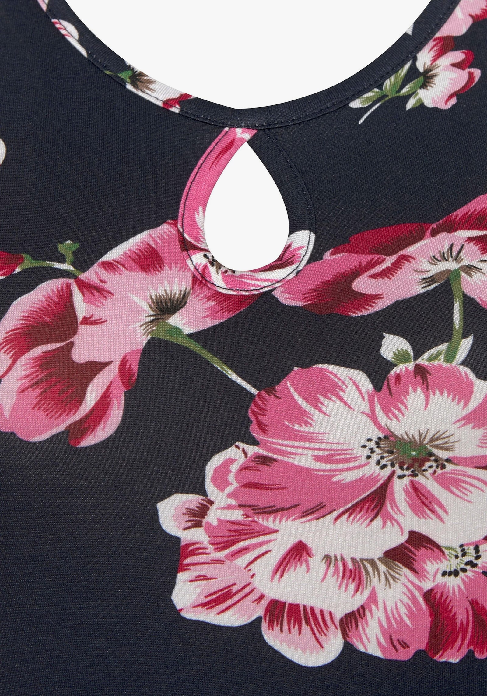 Beachtime Sommerkleid - marine-bedruckt