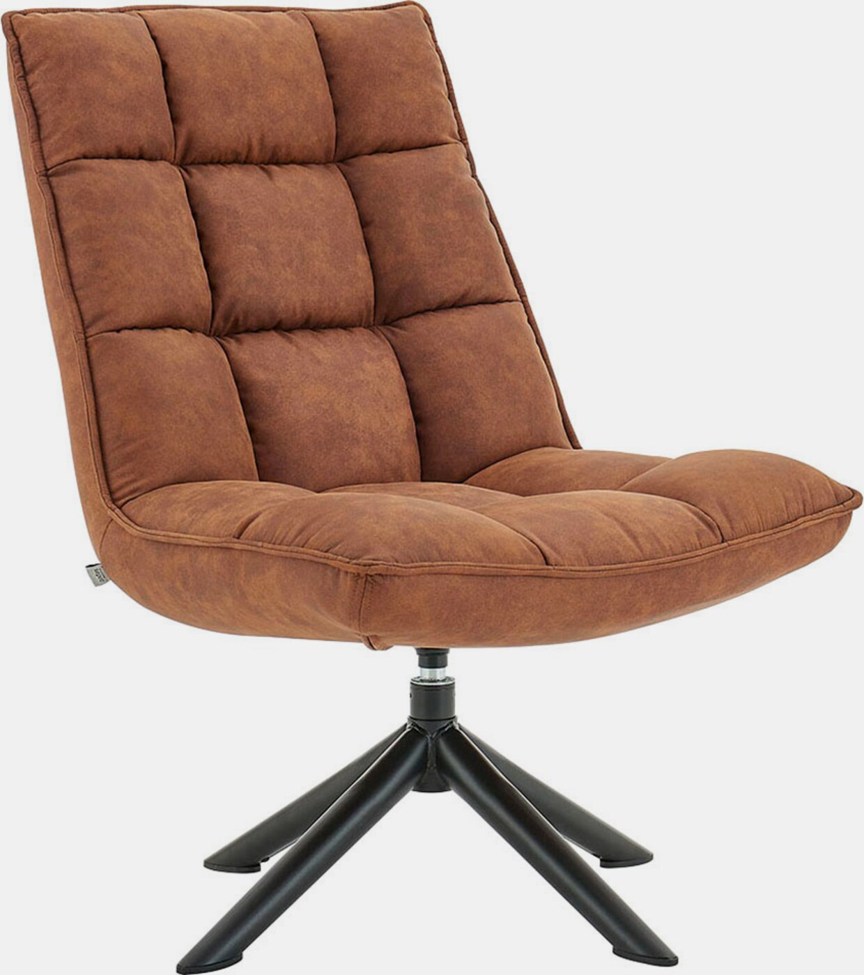 andas Drehsessel - cognac