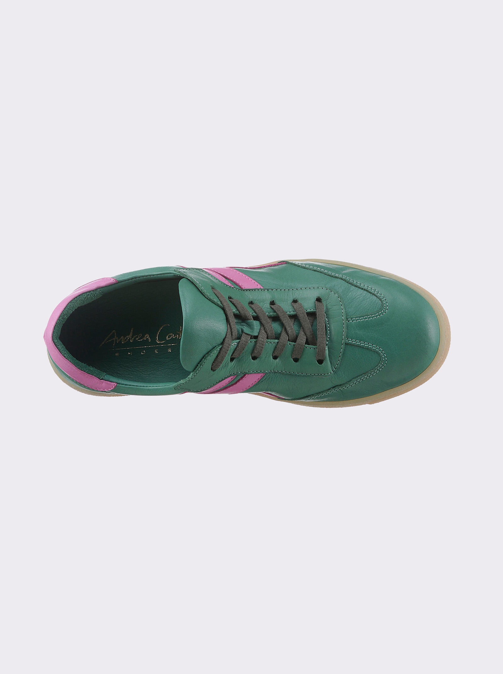 Andrea Conti Sneaker - grün-pink