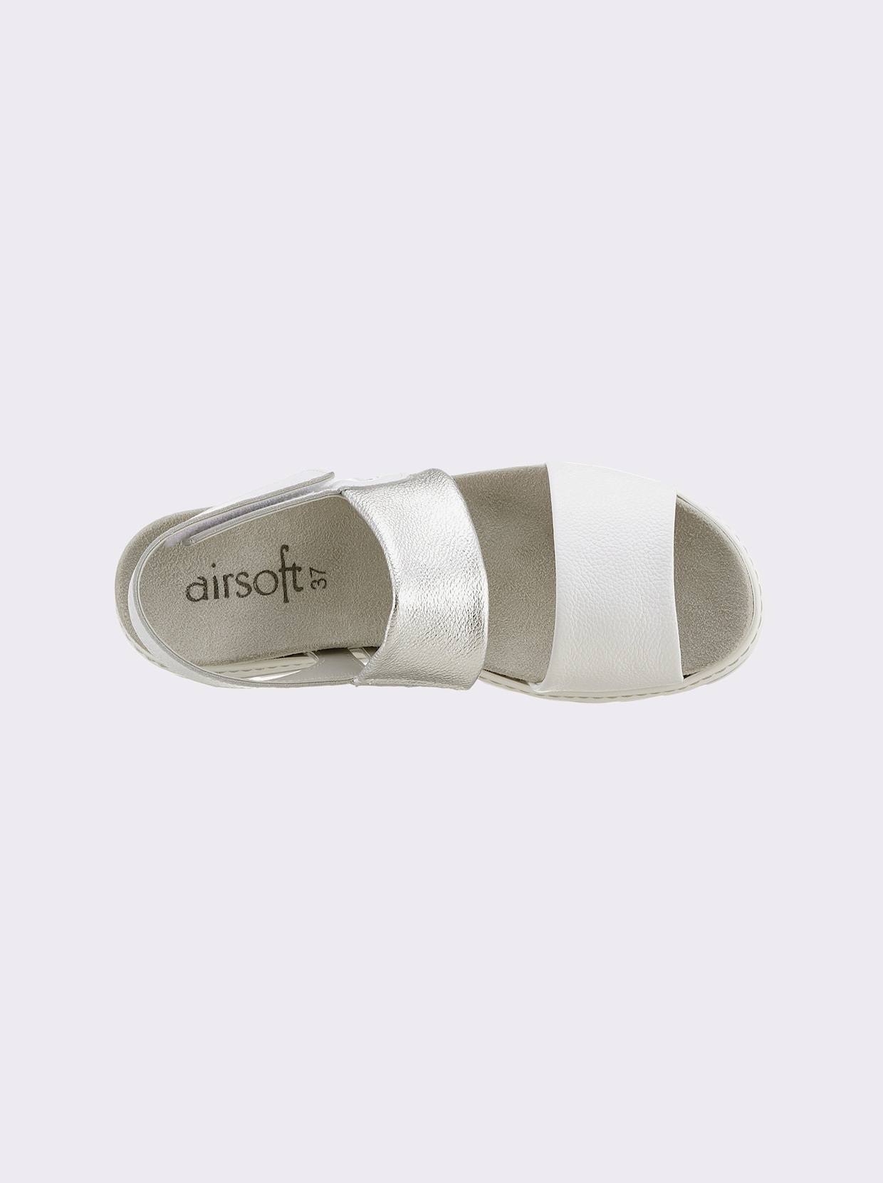 airsoft modern+ Sandale - weiß