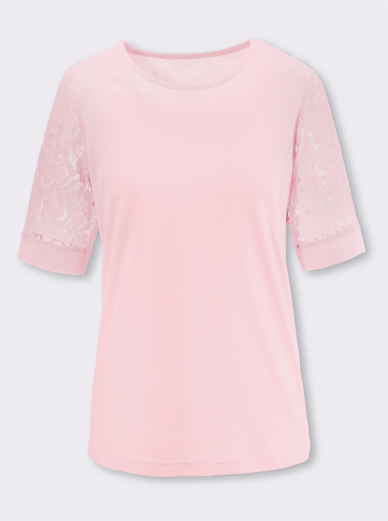 Sada: Tričko+vesta - světle růžová