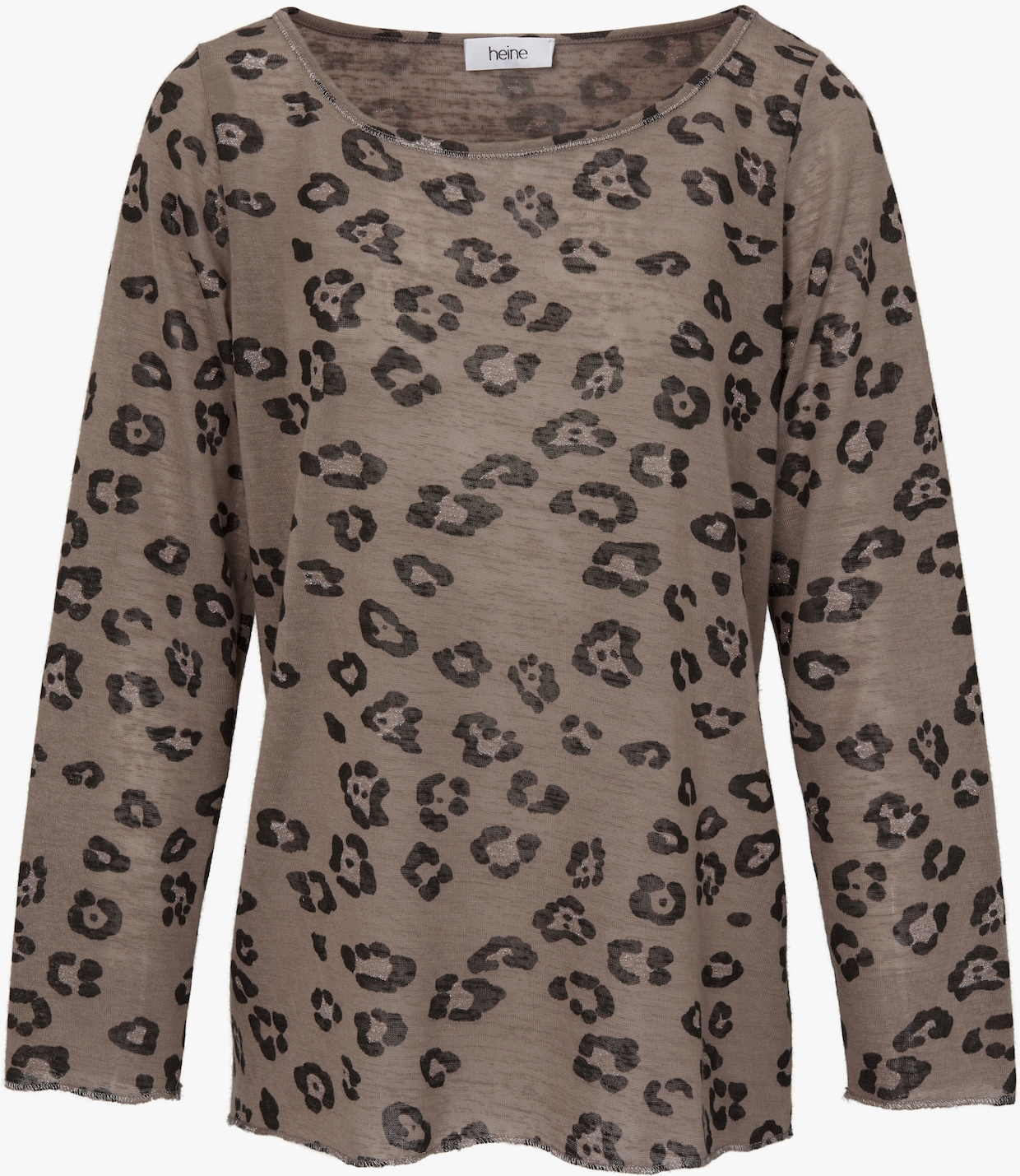 heine Shirt met lange mouwen - taupe