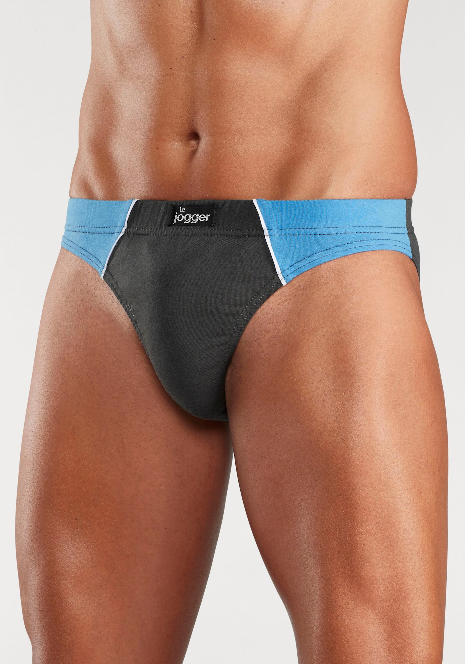 le jogger Slip - anthrazit-blau