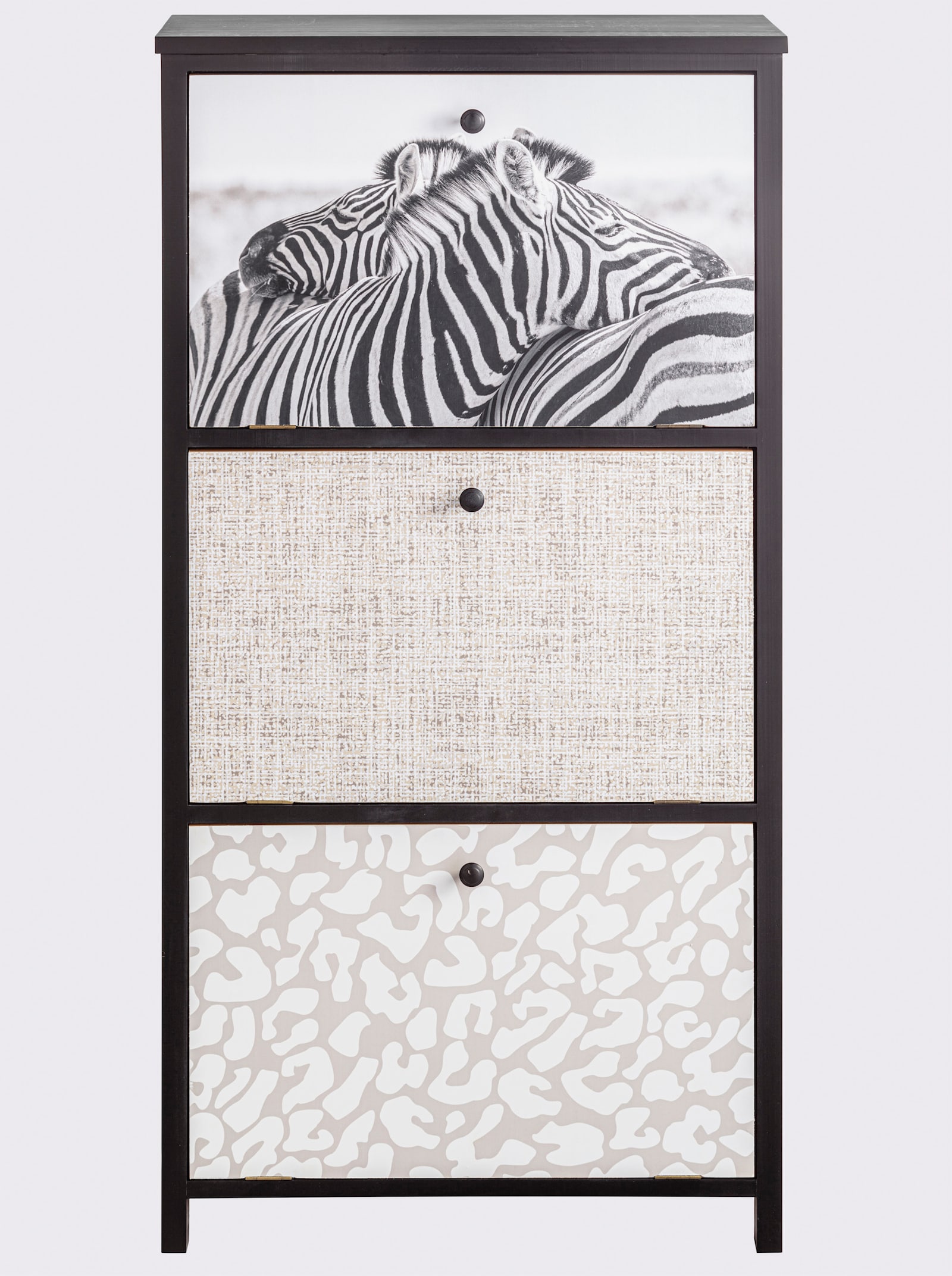 heine home Schuhschrank - schwarz-natur