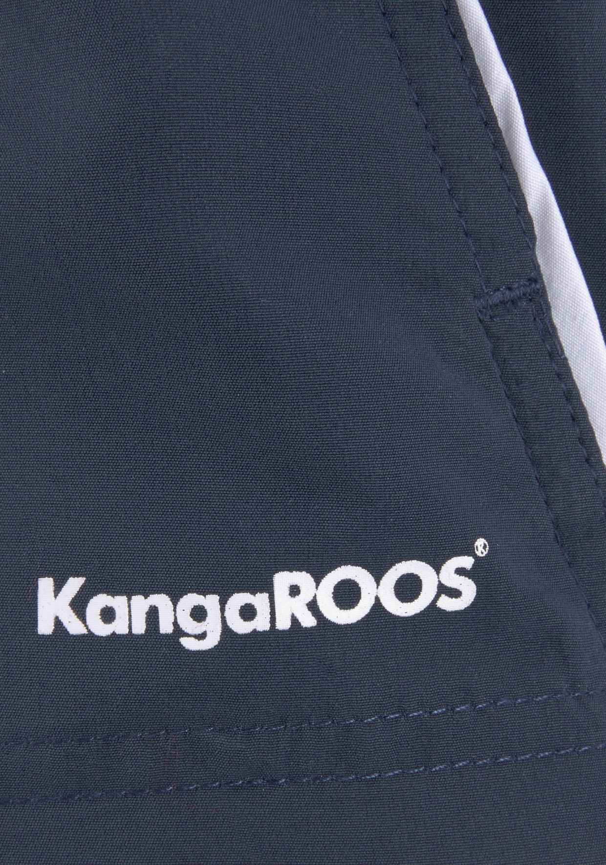 KangaROOS Short de bain - marine-rouge clair