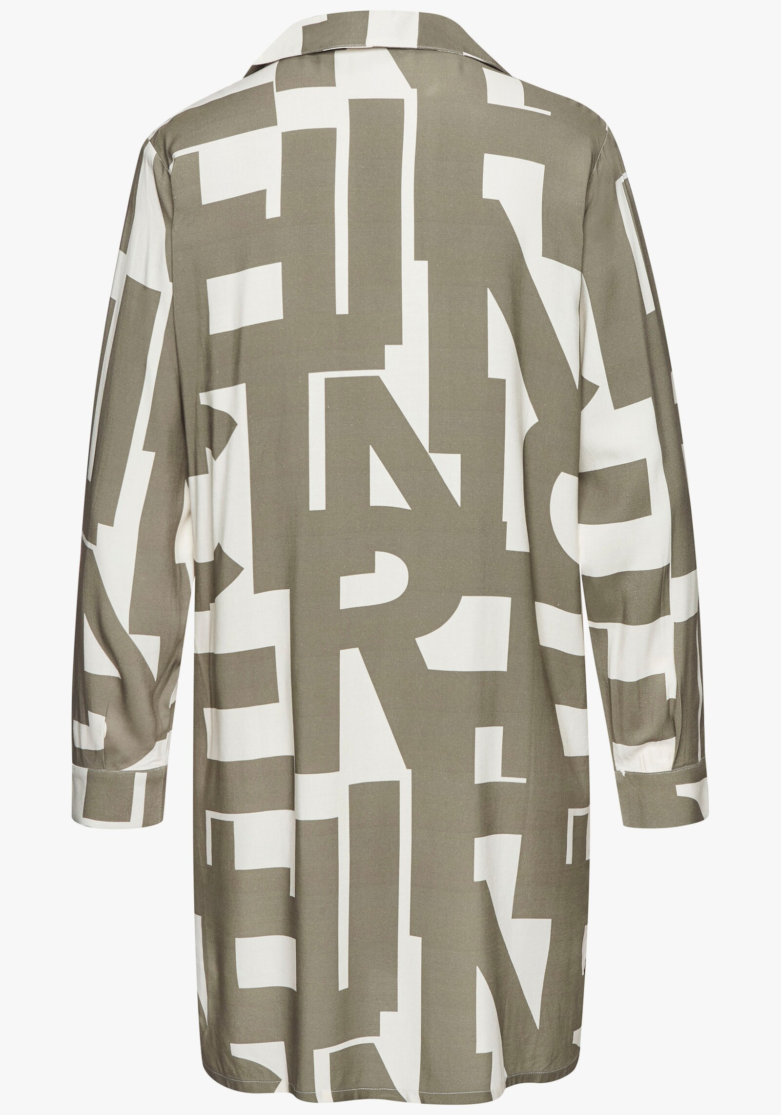 French Connection Nachthemd - grün-weiß-gemustert