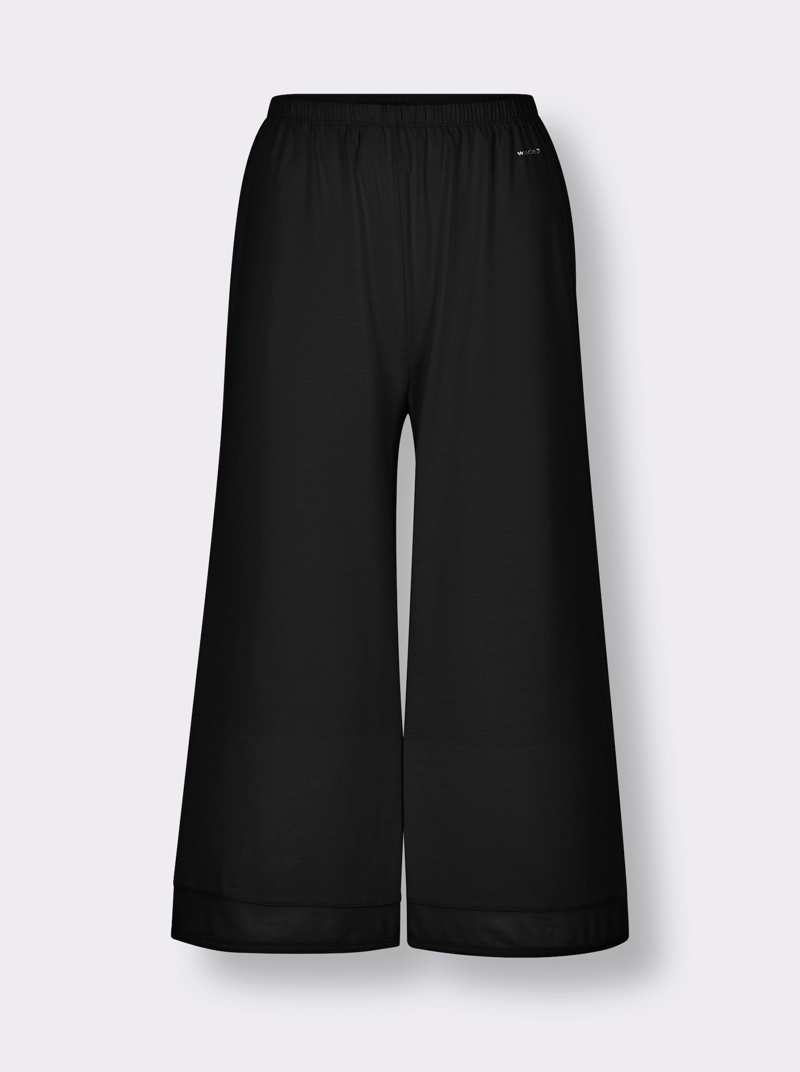 wäschepur 7/8-Hose in weiter Form - schwarz