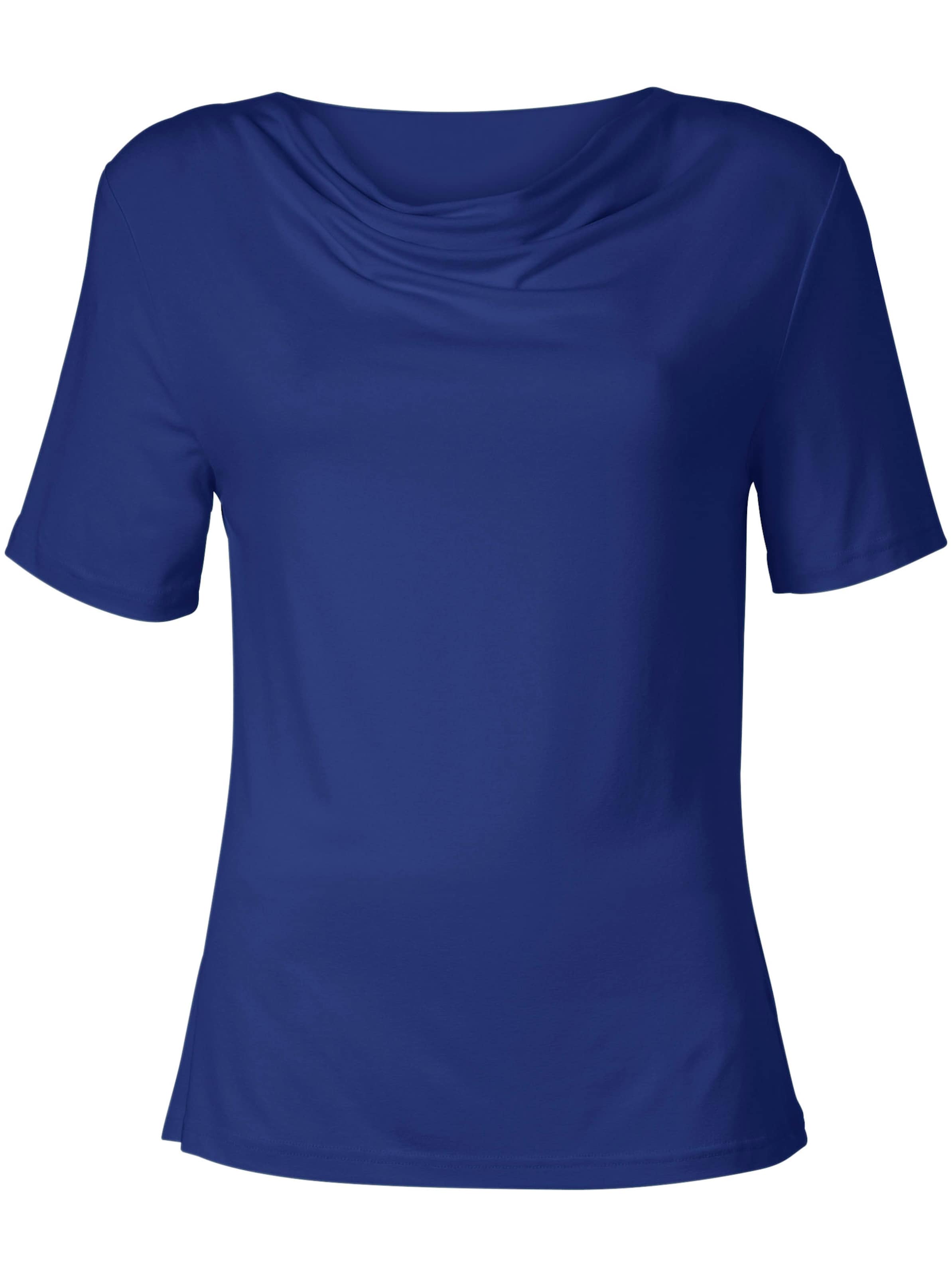 Sheego Damen Royalblau Wasserfallshirt - Bild 3