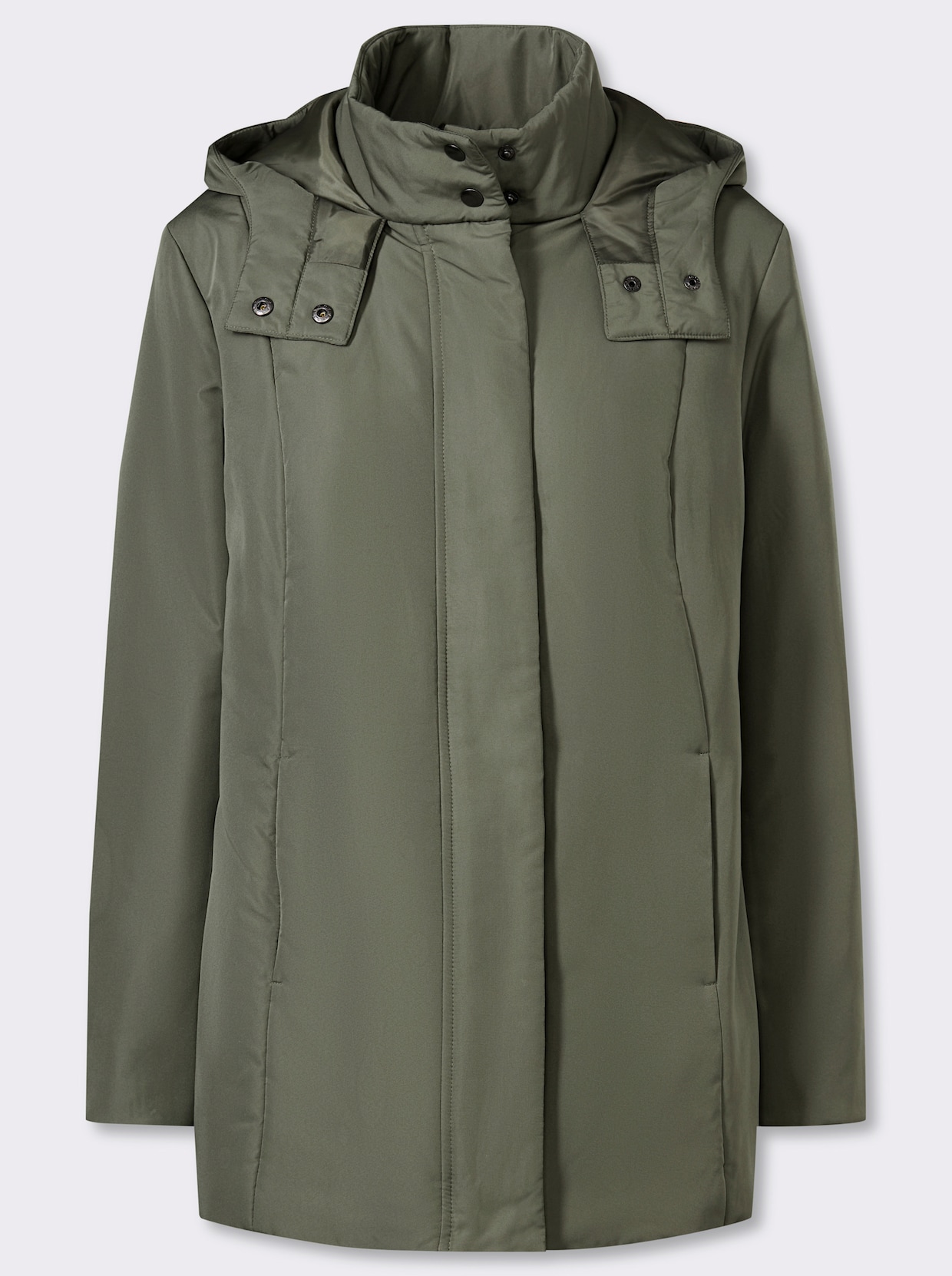 Freizeitjacke mit Kapuze - khaki