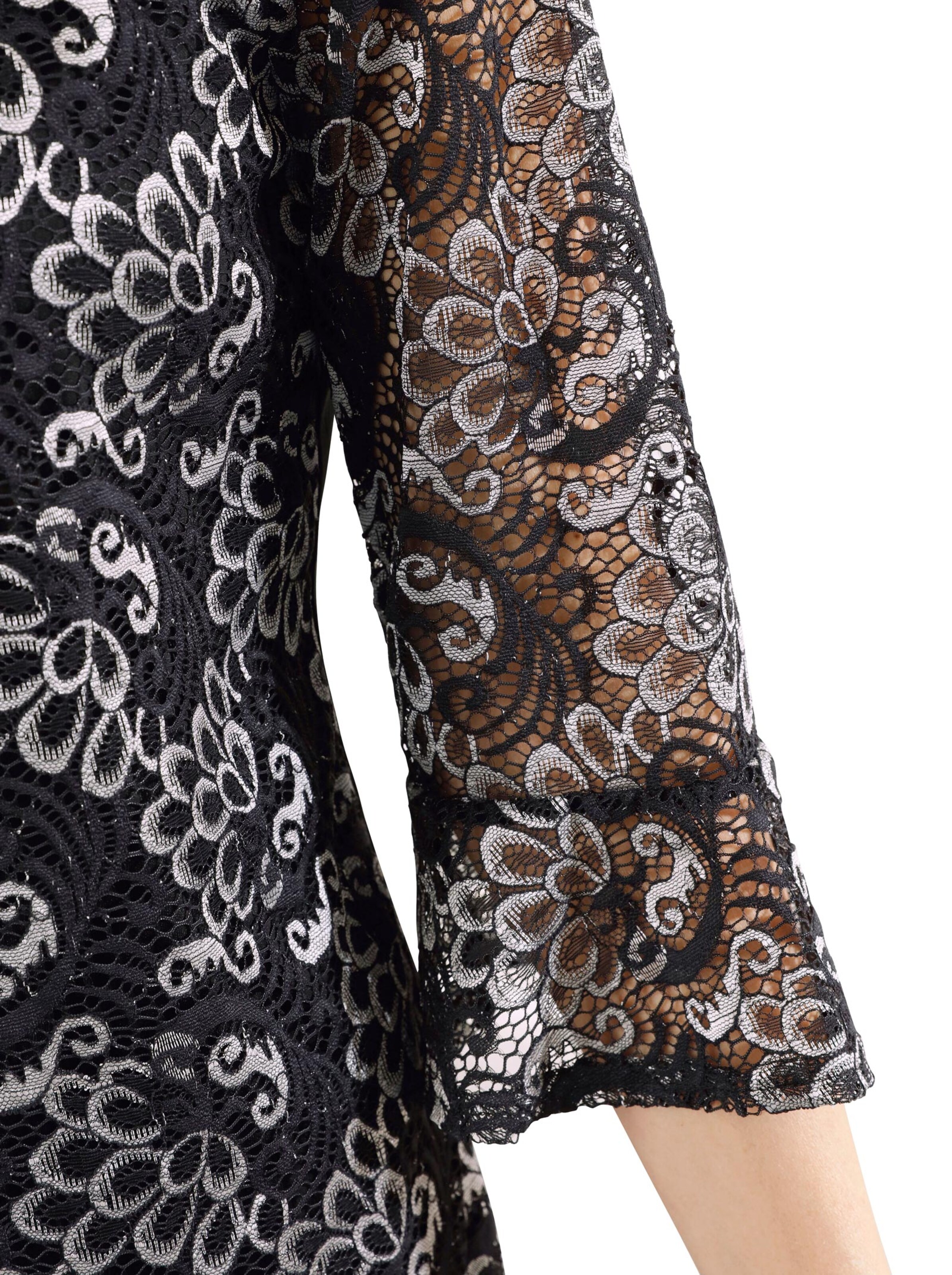 Shirt - schwarz-silberfarben