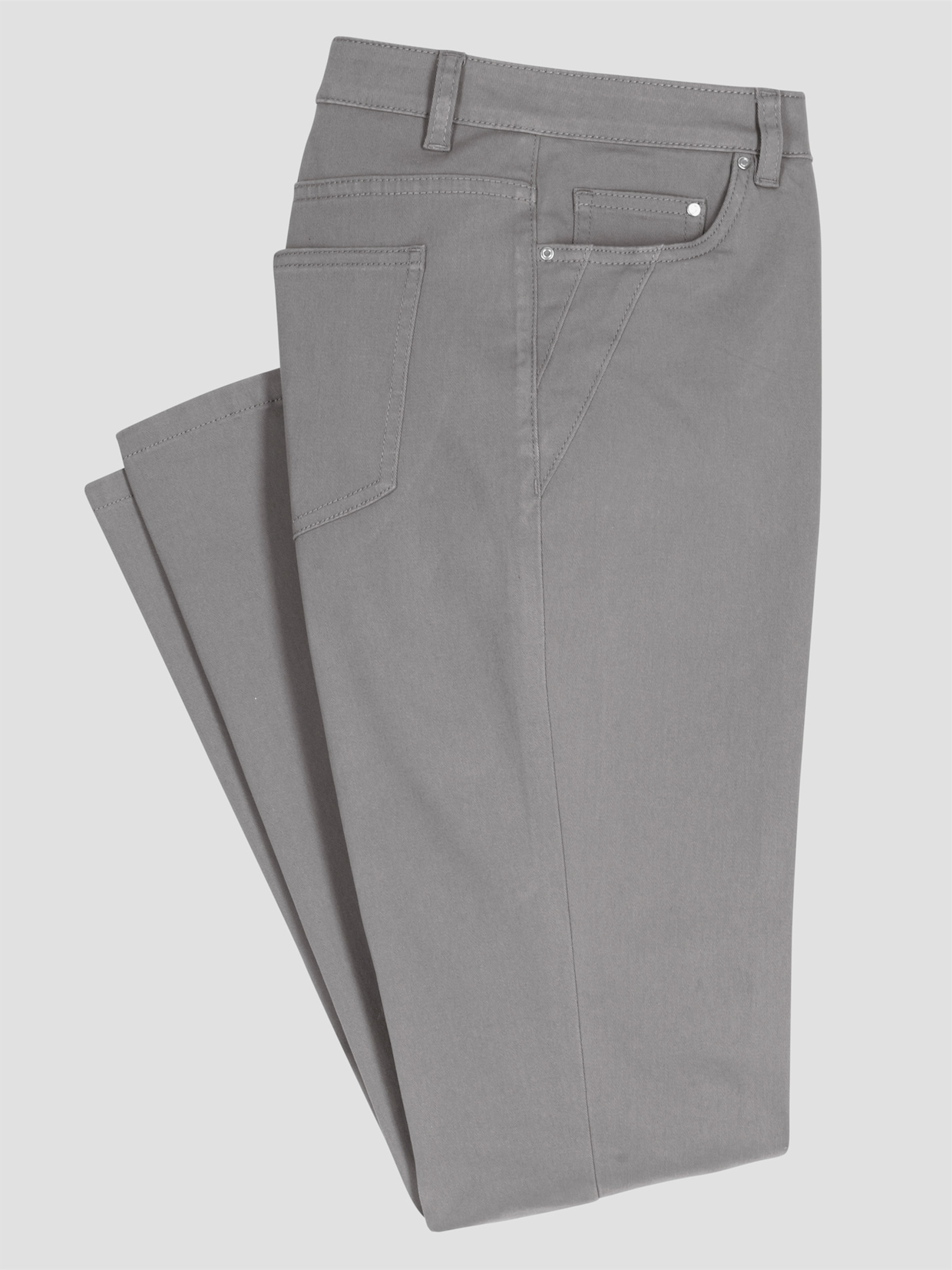 5-Pocket-Jeans - steingrau