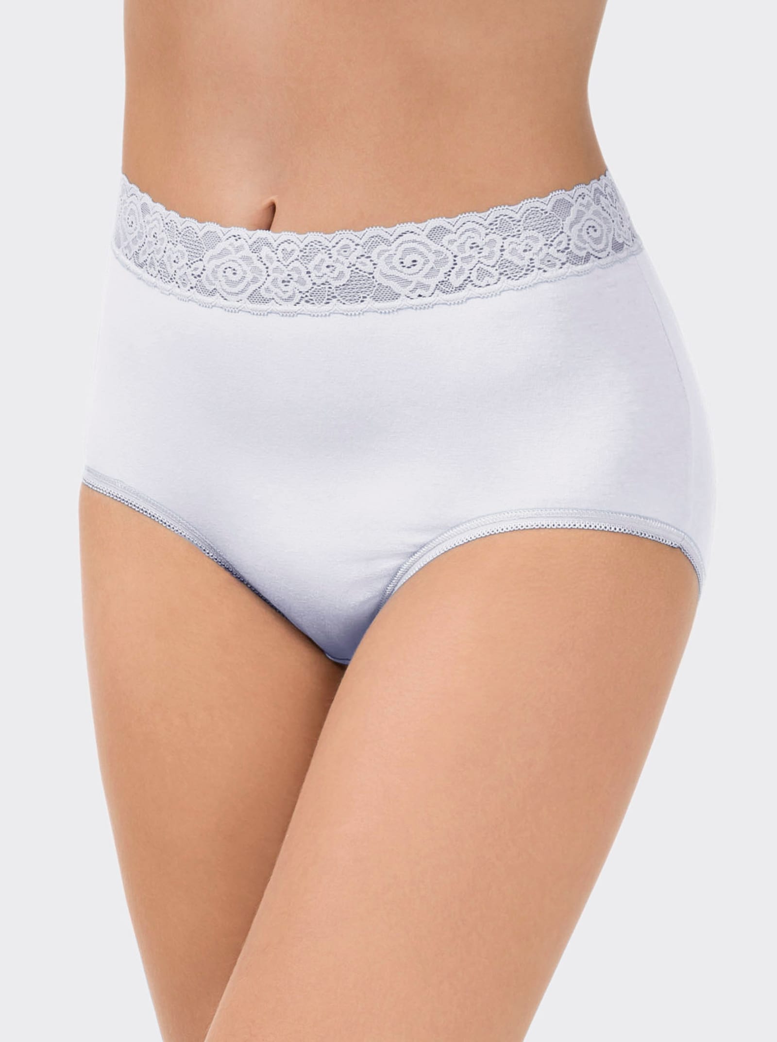 wäschepur Tailleslip met elastisch kant - op kleur gesorteerd