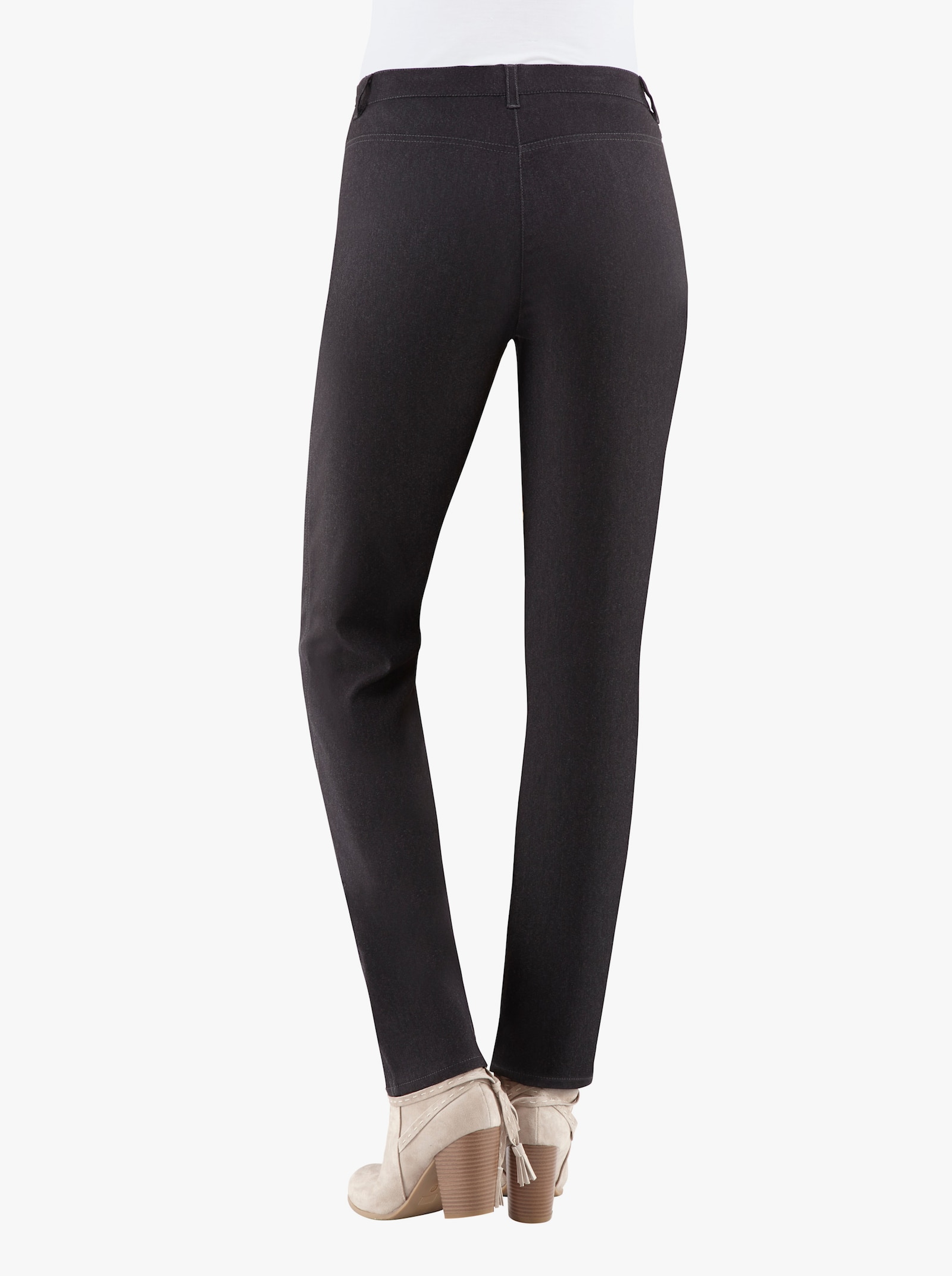Stehmann Comfort line Thermobroek van elastische bengaline - grafiet gemêleerd