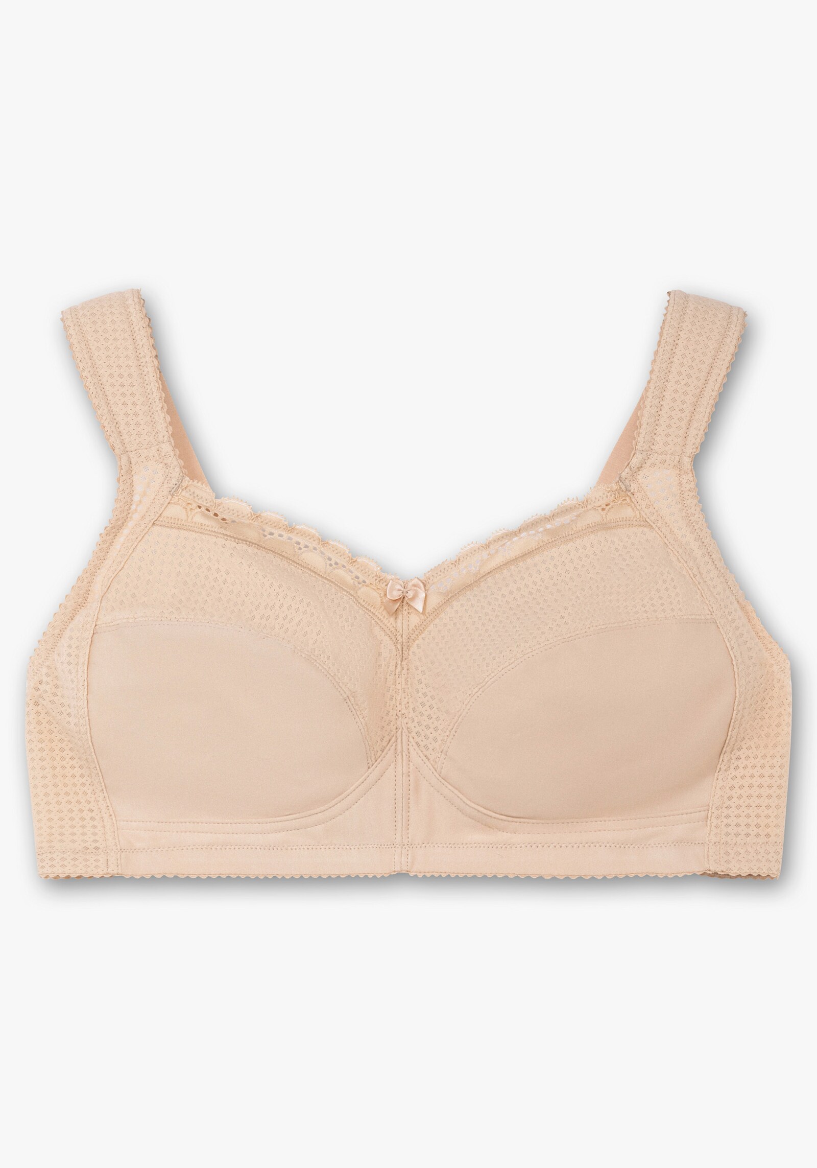Miss Mary Entlastungs-BH ohne Bügel mit Komfortträgern - elfenbein