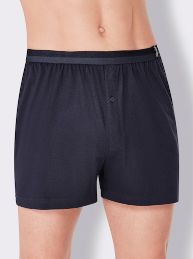 KINGsCLUB Boxershorts - schwarz + grau-meliert + marine