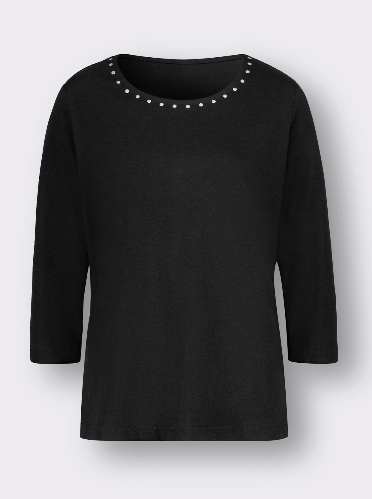 3/4-Arm-Shirt - schwarz