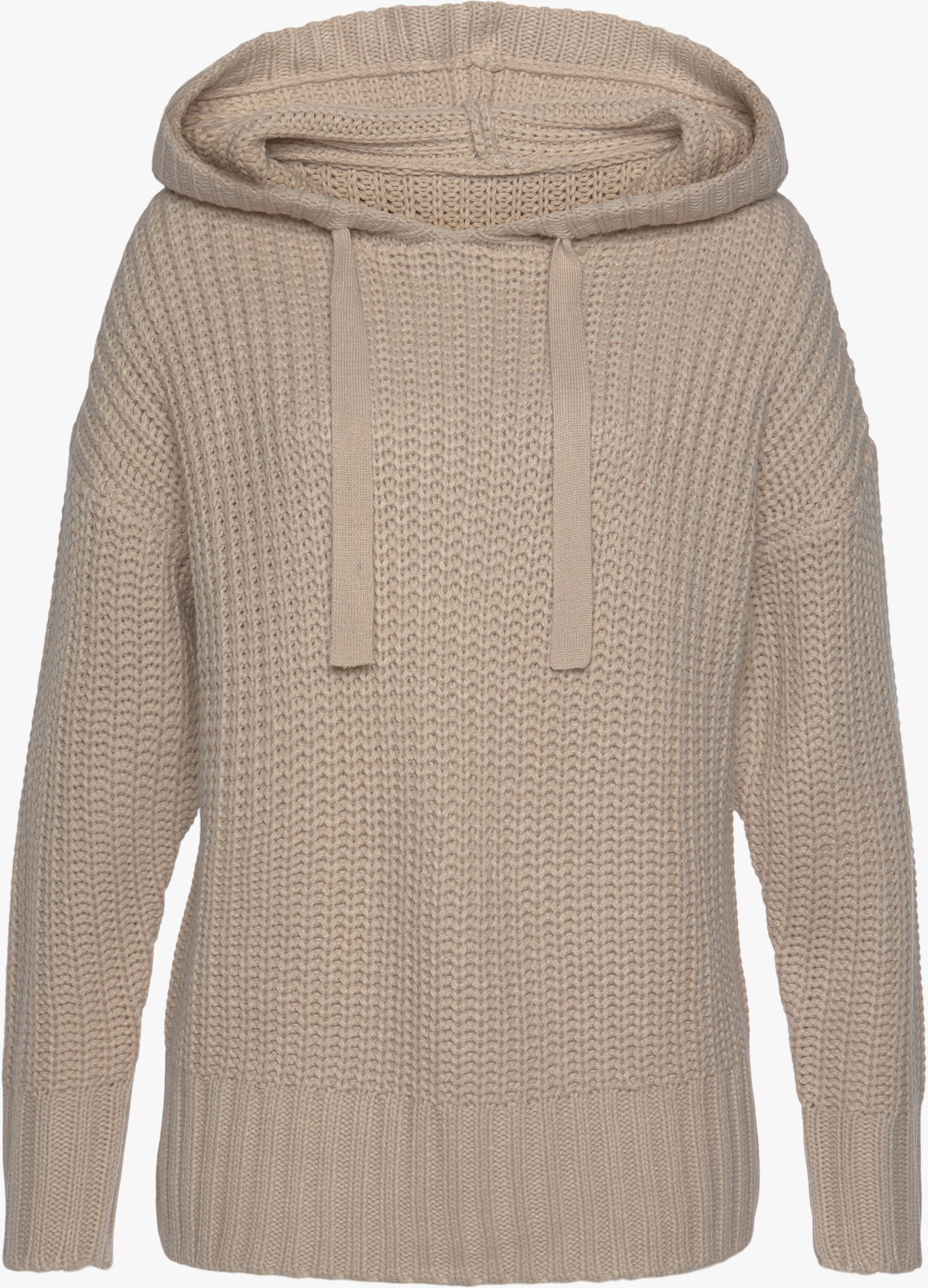 LASCANA Kapuzenpullover - beige