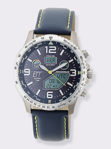 Herren-Funk-Solar-Chronograph - blau