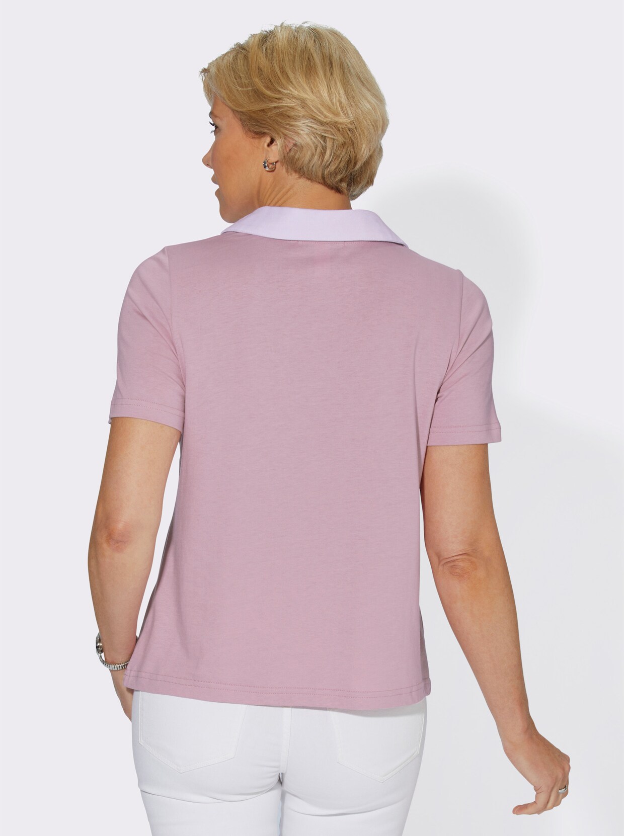Kurzarmshirt - rosé
