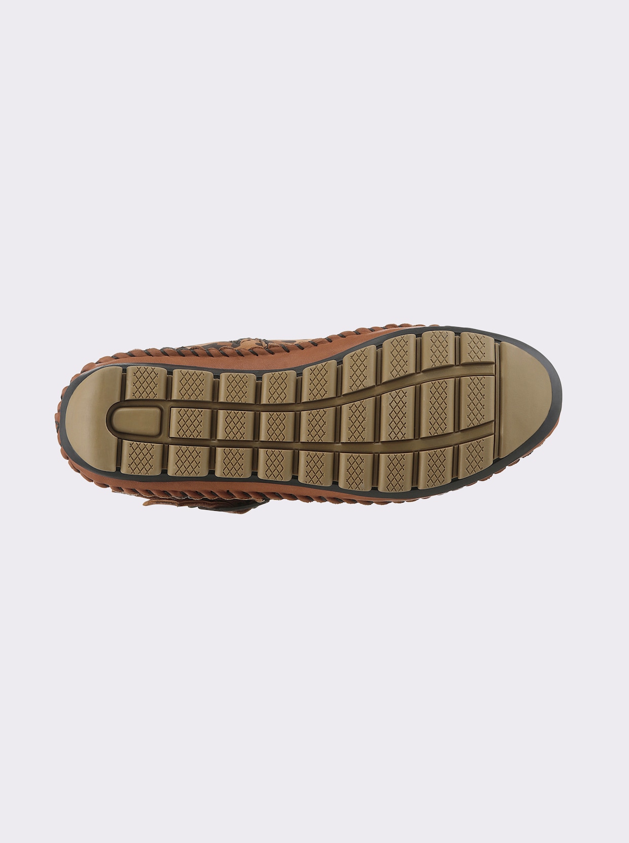 Gemini Laarsje - cognac geprint