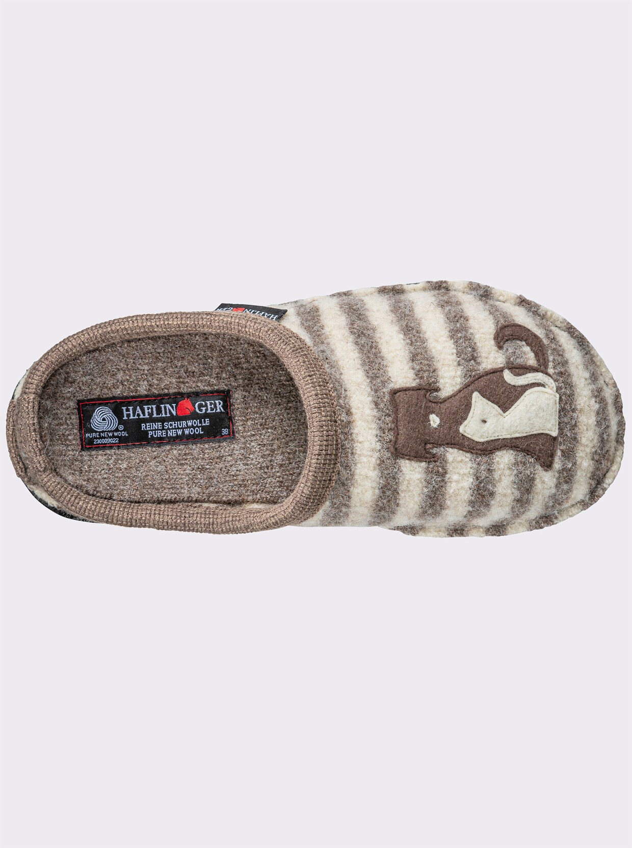 Haflinger Hausschuh - beige