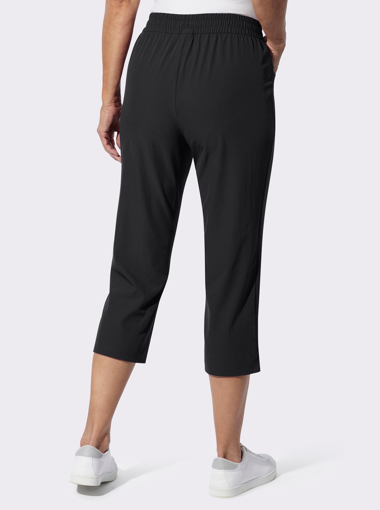 7/8-Hose atmungsaktiv und pflegeleicht - schwarz