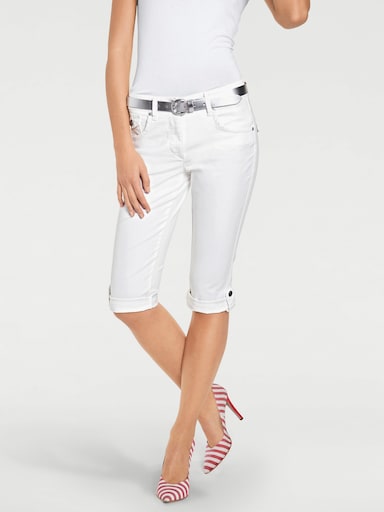 heine Capri-Jeans - weiss