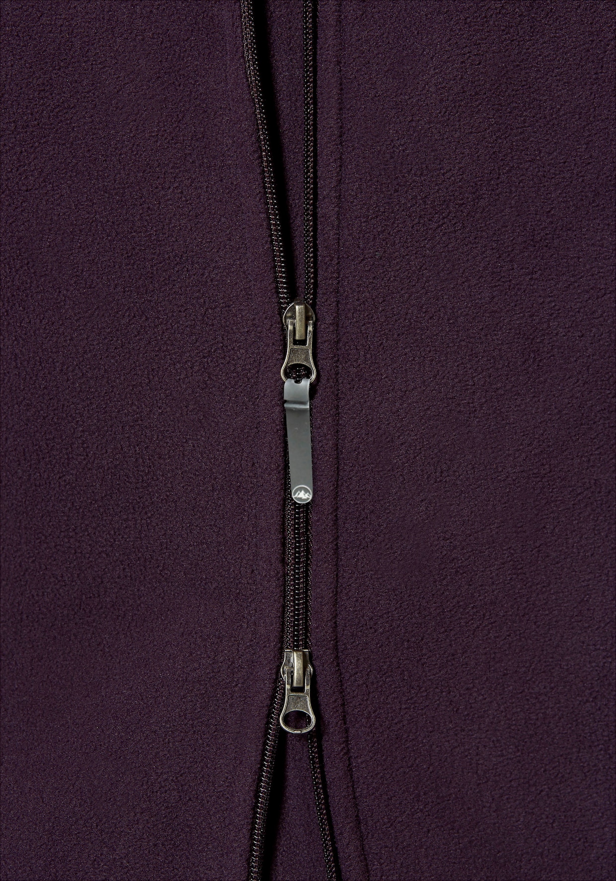 Fleecejacke - aubergine