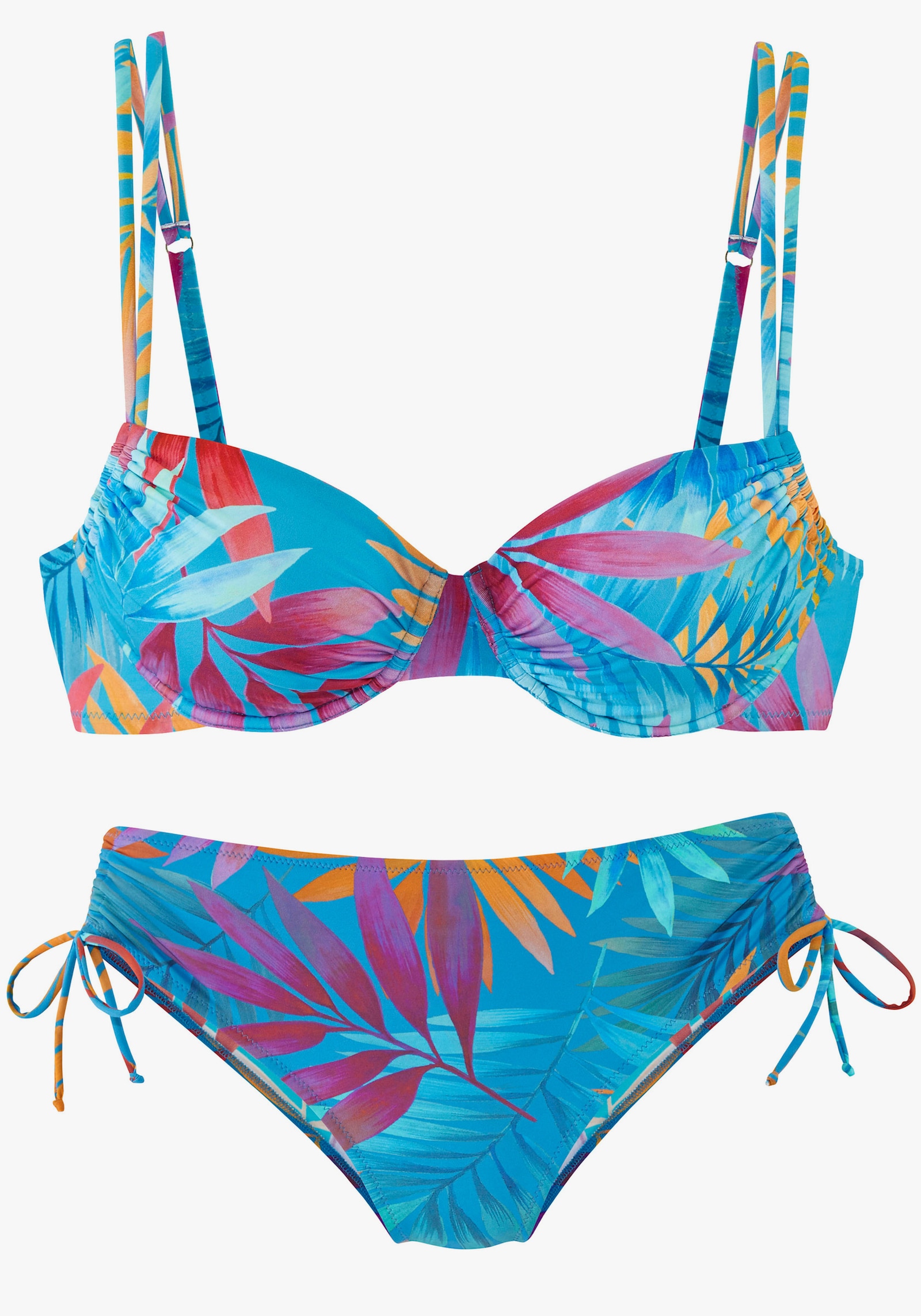 LASCANA Bügel-Bikini - blau bedruckt