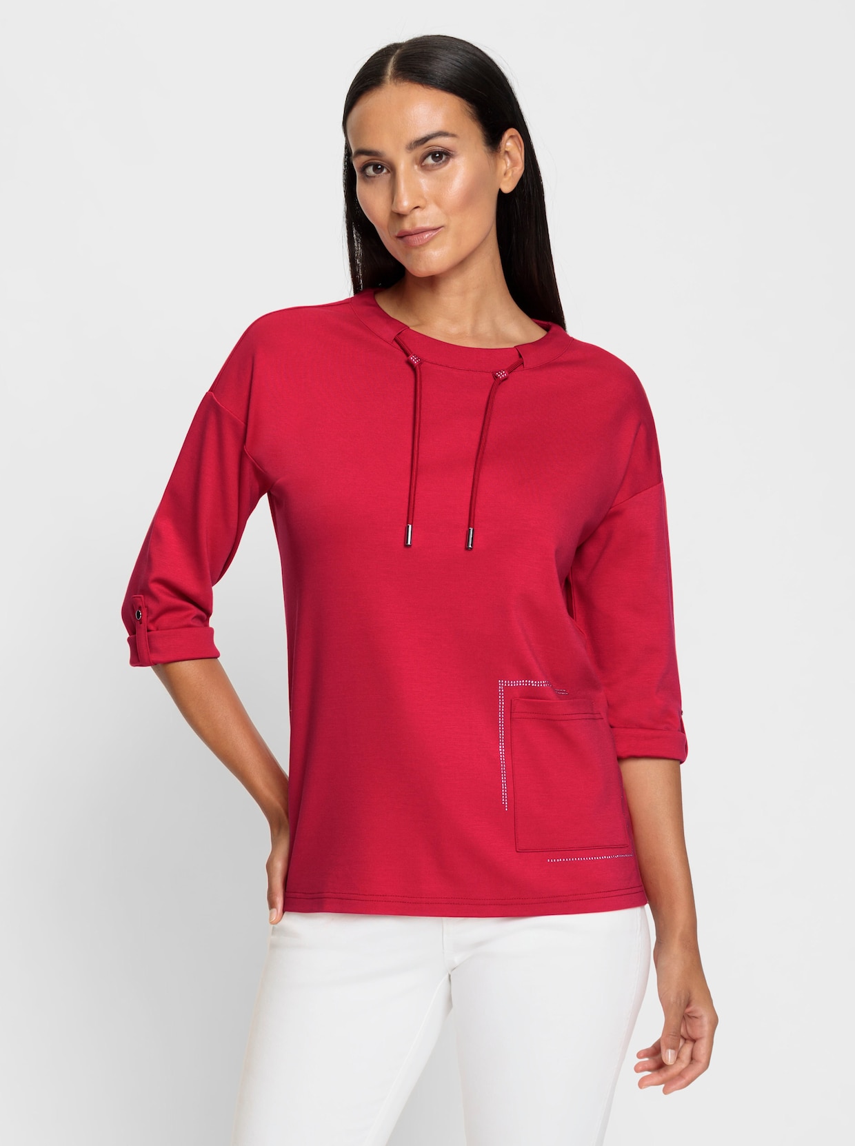 heine 3/4-Arm-Shirt - erdbeere