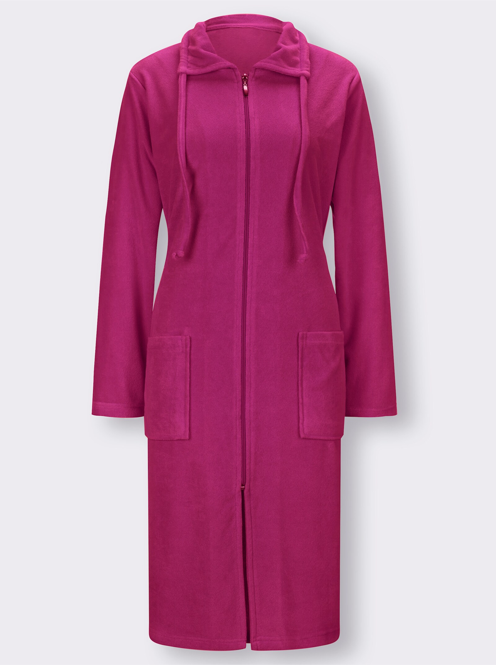 Plantier Bademantel - fuchsia