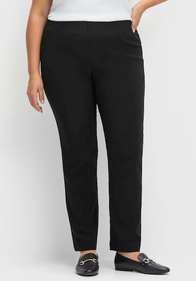 Stretch-Hose mit innenliegendem Dehnbund - schwarz