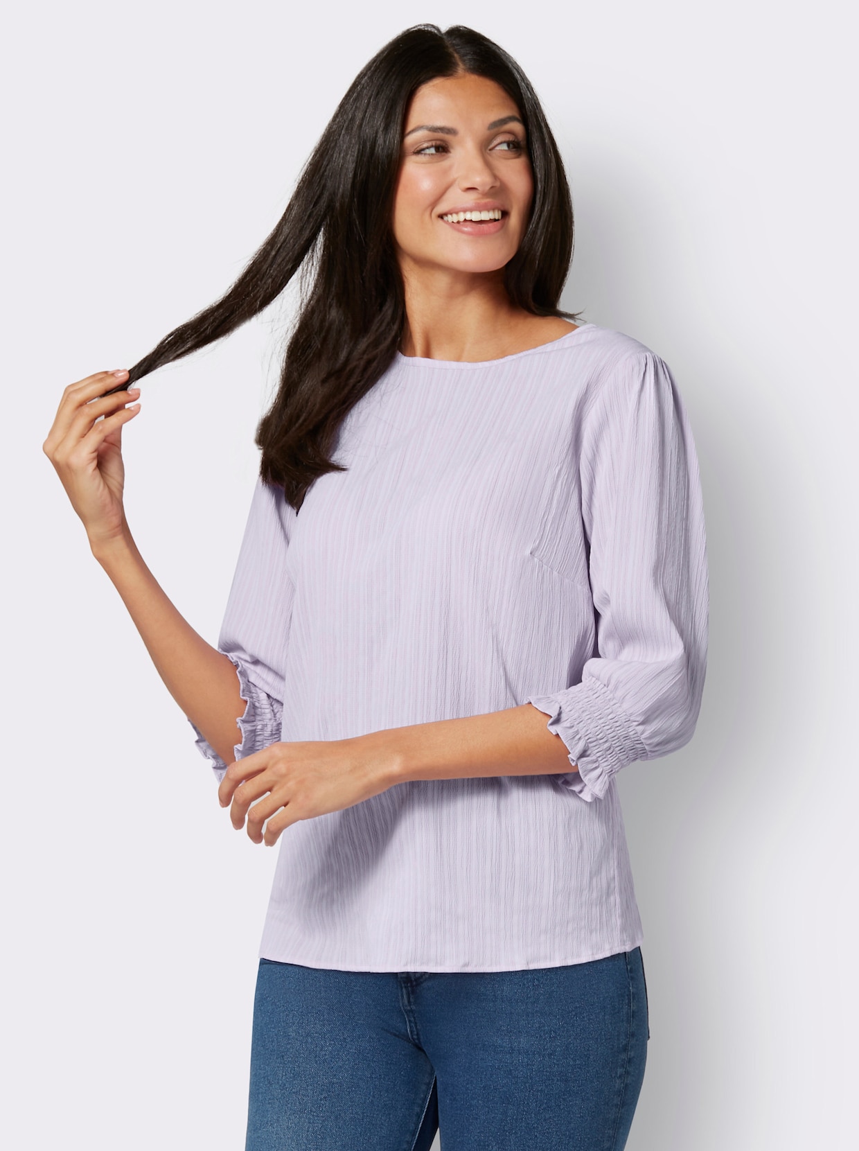 Comfortabele blouse - lila