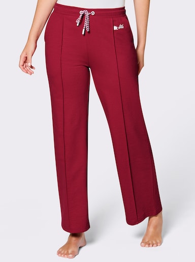 feel good Dehnbund-Hose in weiter Form - kirsche-weiß