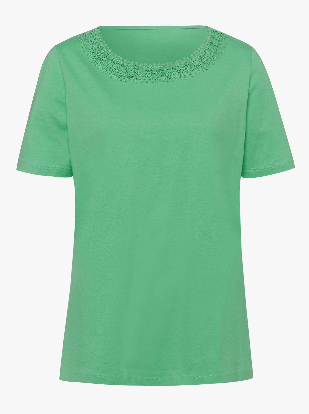 Shirt met ronde hals - groen