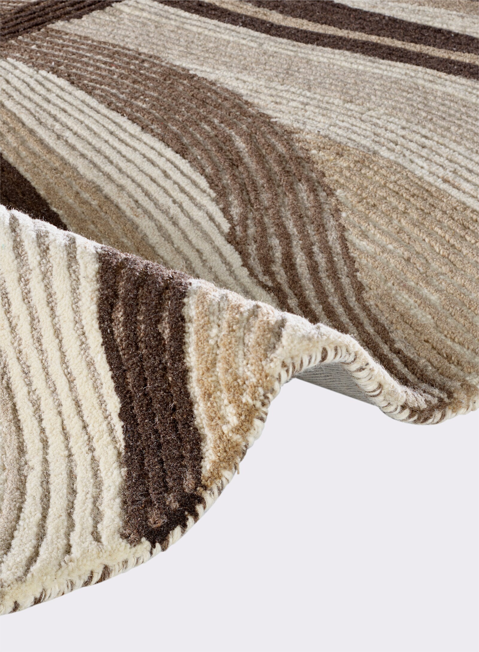 heine home Teppich - braun-taupe